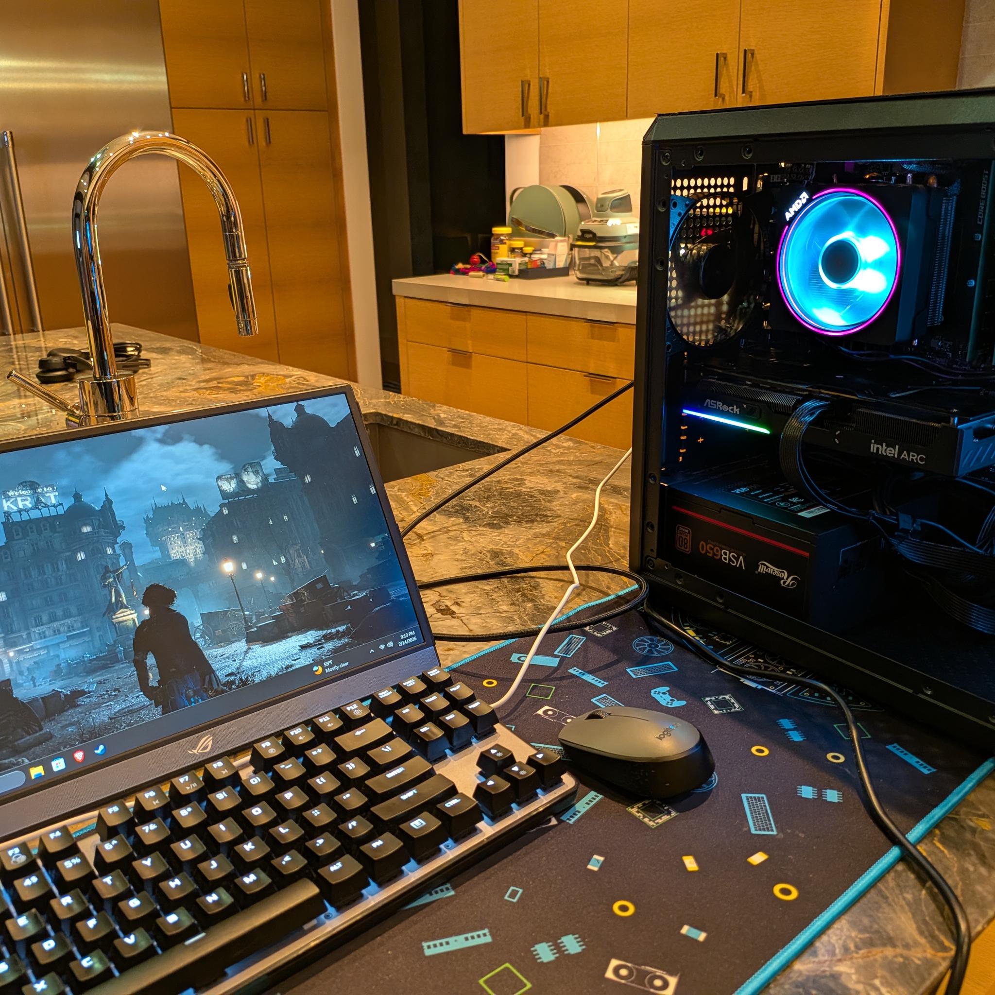 1080p Budget Starter - Intel Arc B580, Ryzen 5 5500, 32 GB DDR4 RAM, 1 TB NVME, RGB