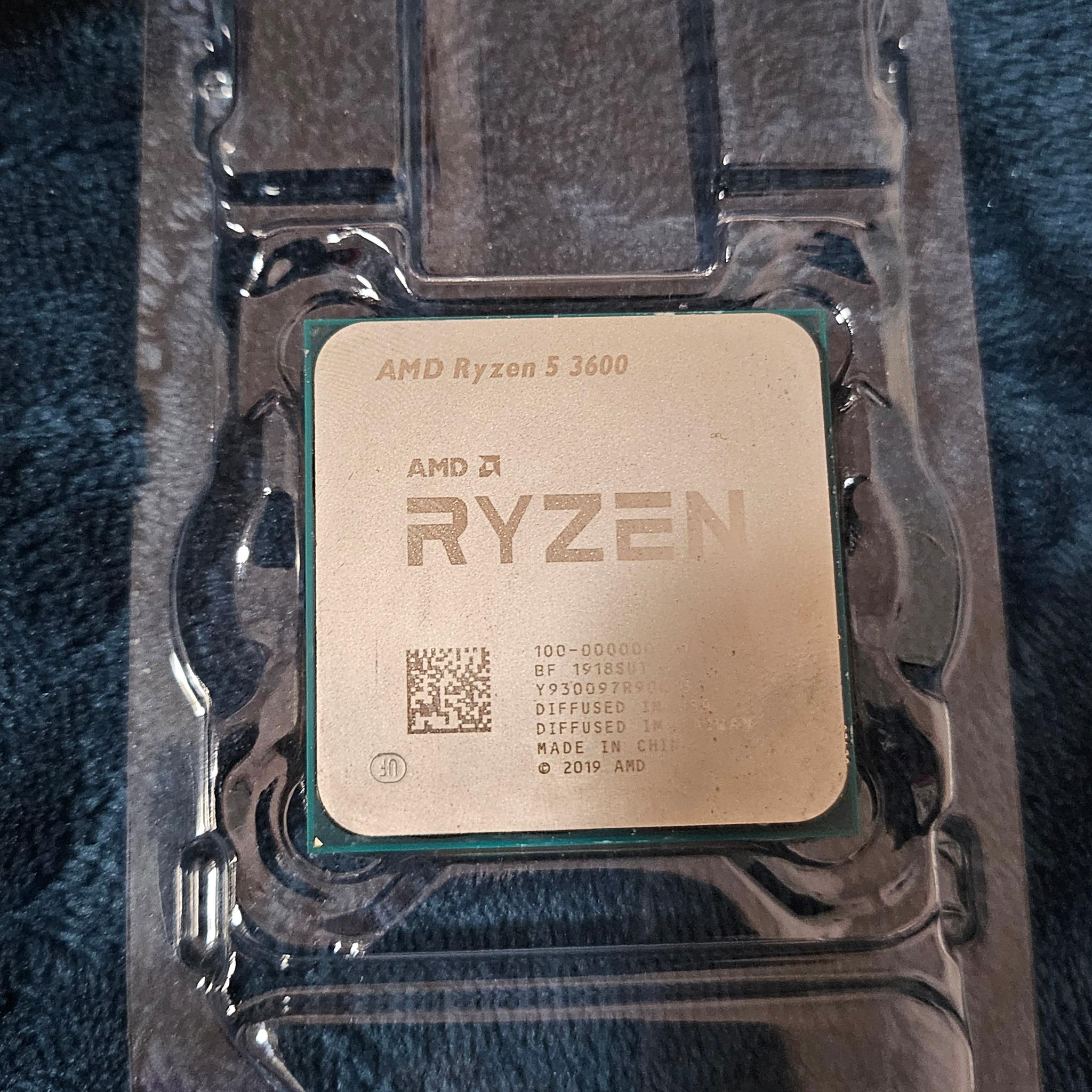 AMD Ryzen 5 3600 6-Core 12-Thread CPU | Working when pulled| Good Condition