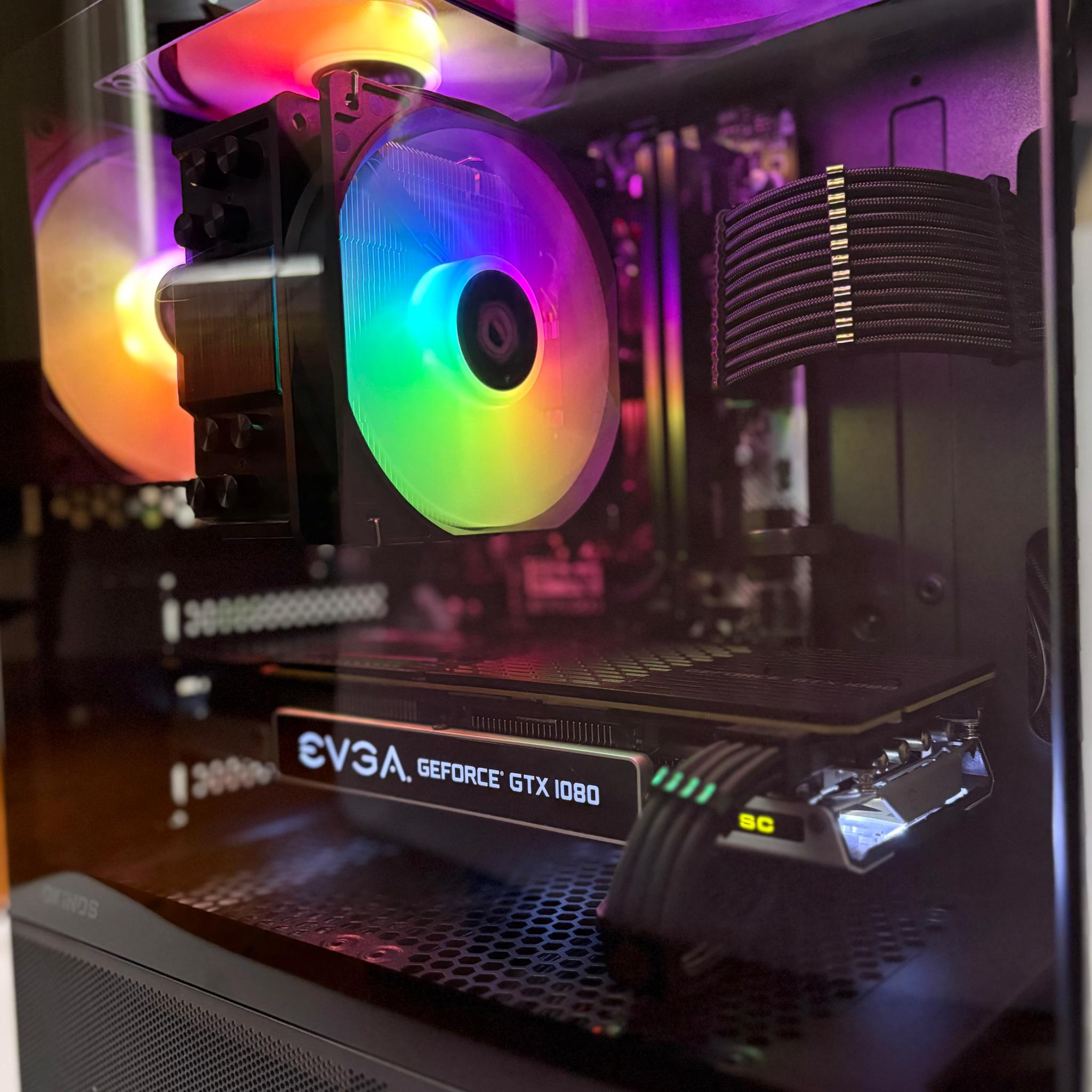 EVGA GTX 1080 | Ryzen 5 3600 | Black Gaming PC