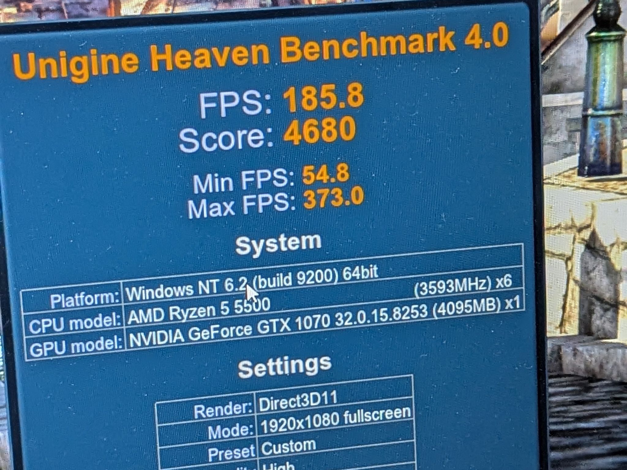 AMD Ryzen 5 5500|16 GB DDR4 3200| 1 TB NVME SSD |NVIDIA GEFORCE GTX 1070|Windows 11 Home Active