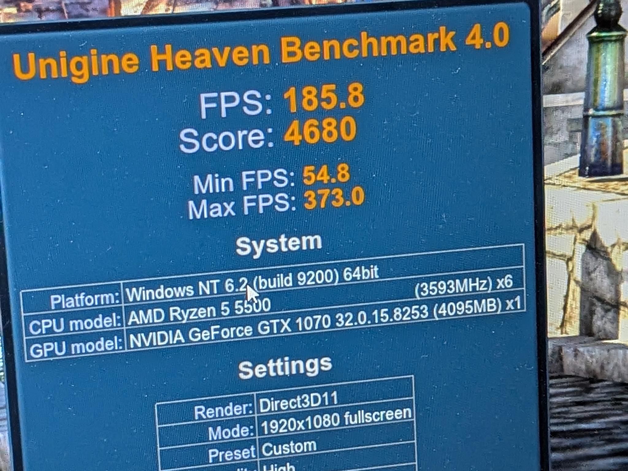 Gaming PC|AMD Ryzen 5 5500|16 GB DDR4 3200| 1 TB SSD |NVIDIA GEFORCE GTX 1070|Windows 11 Home Active