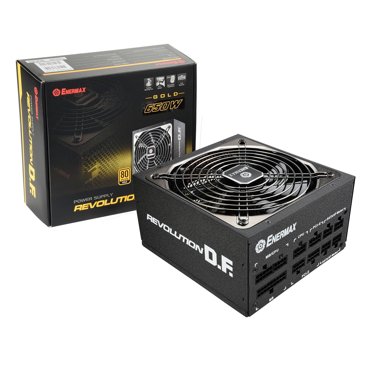 Enermax Revolution D.F 650W 80+ Gold Full Modular Power Supply