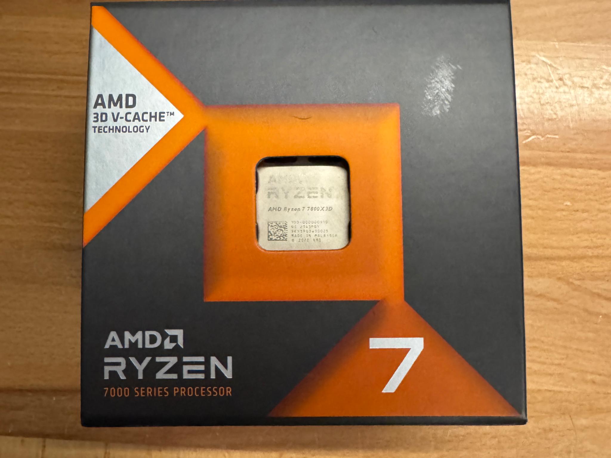 AMD Ryzen 7800X3D AM5 CPU