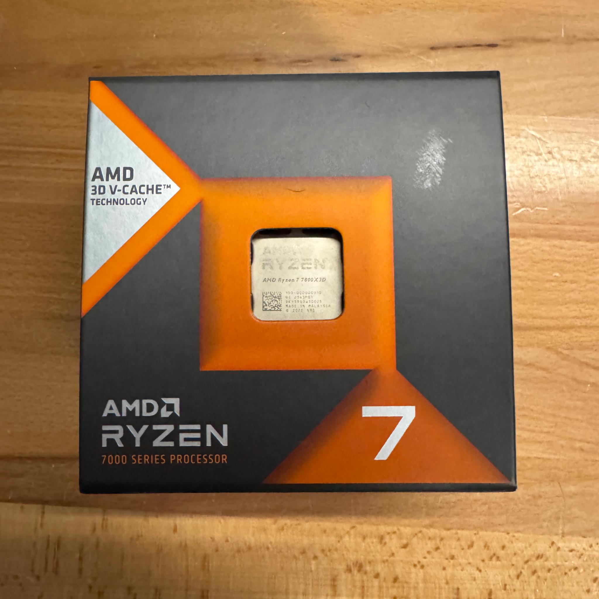 AMD Ryzen 7800X3D AM5 CPU
