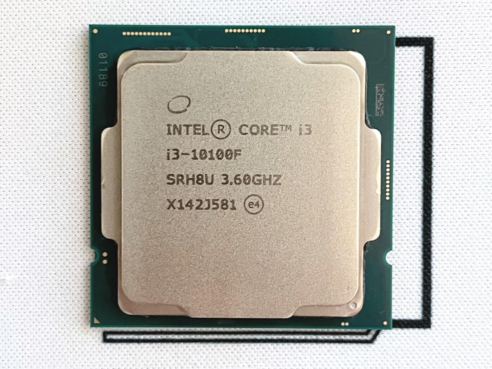 Intel i3-10100f 3.60GHz Quad-Core 6MB LGA1200 CPU Processor SRH8U 65W