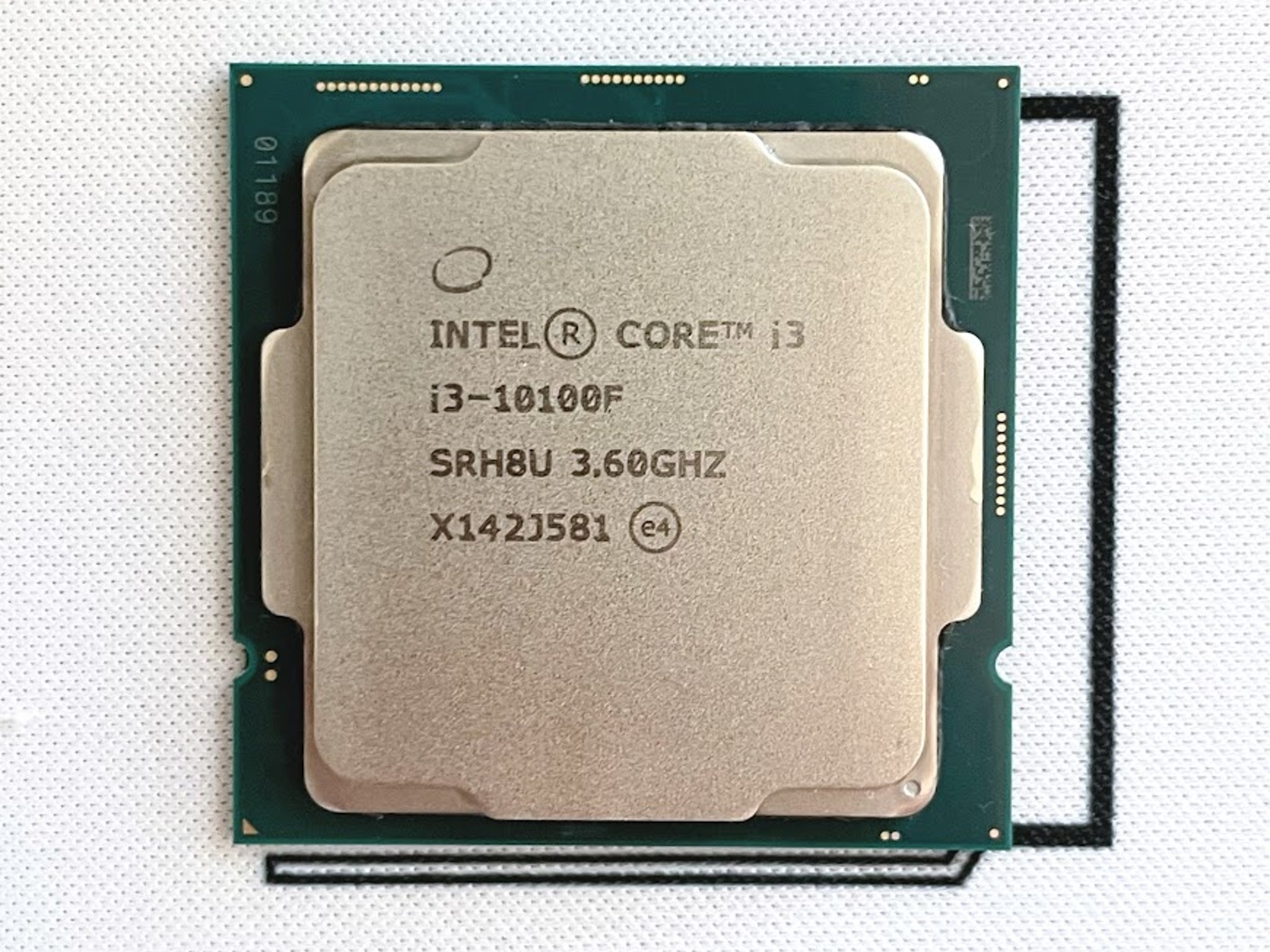 Intel i3-10100f 3.60GHz Quad-Core 6MB LGA1200 CPU Processor SRH8U 65W