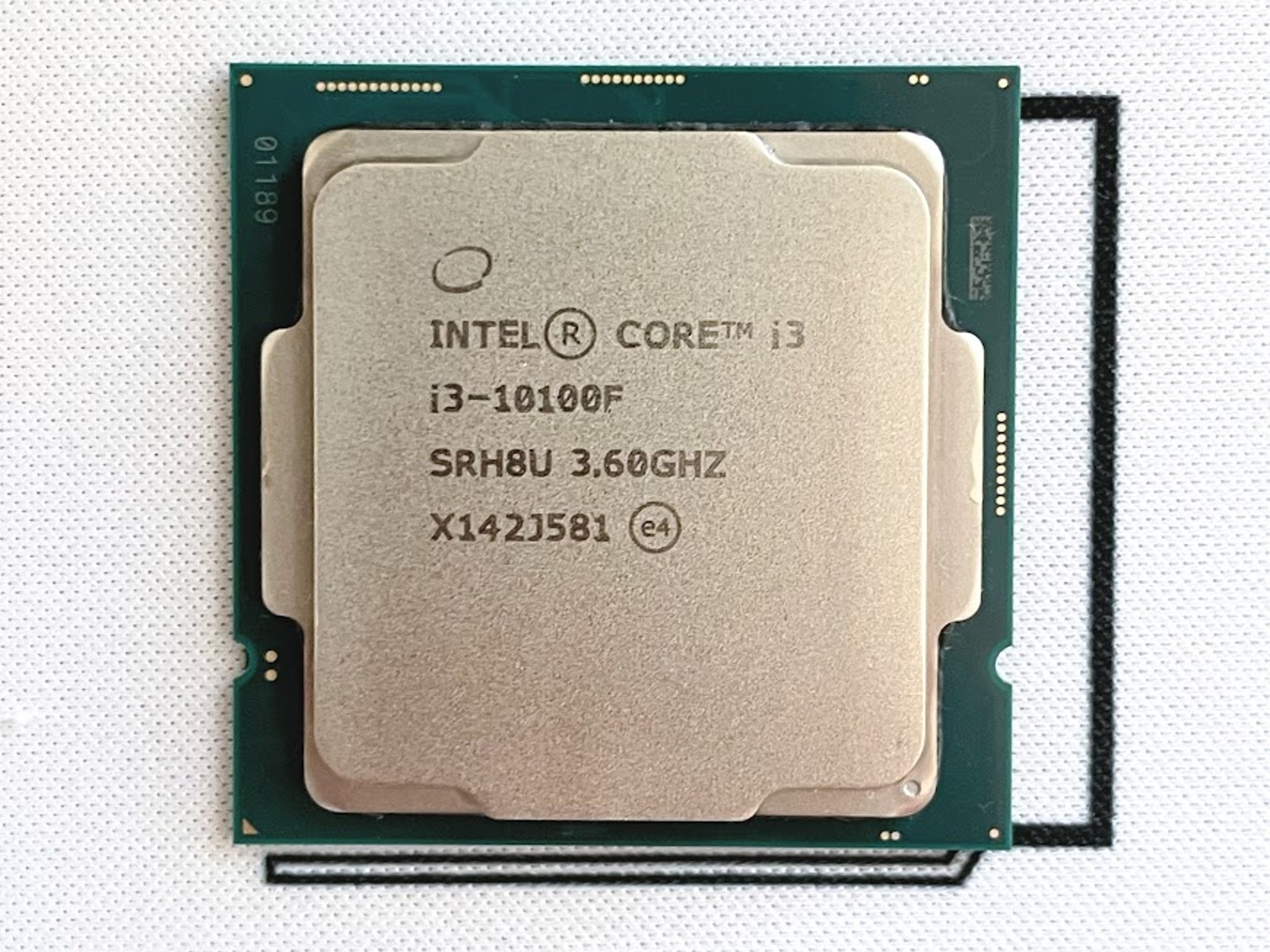 Intel i3-10100f 3.60GHz Quad-Core 6MB LGA1200 CPU Processor SRH8U 65W