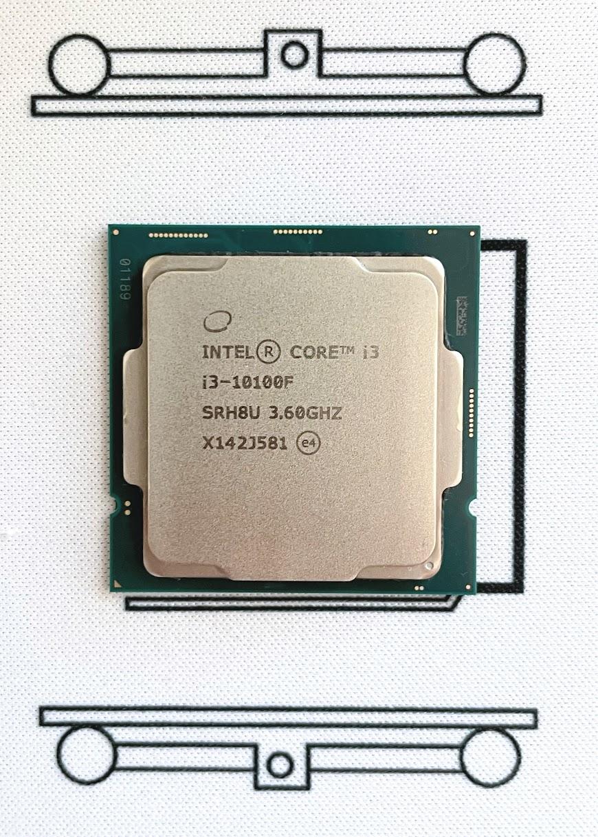 Intel i3-10100f 3.60GHz Quad-Core 6MB LGA1200 CPU Processor SRH8U 65W