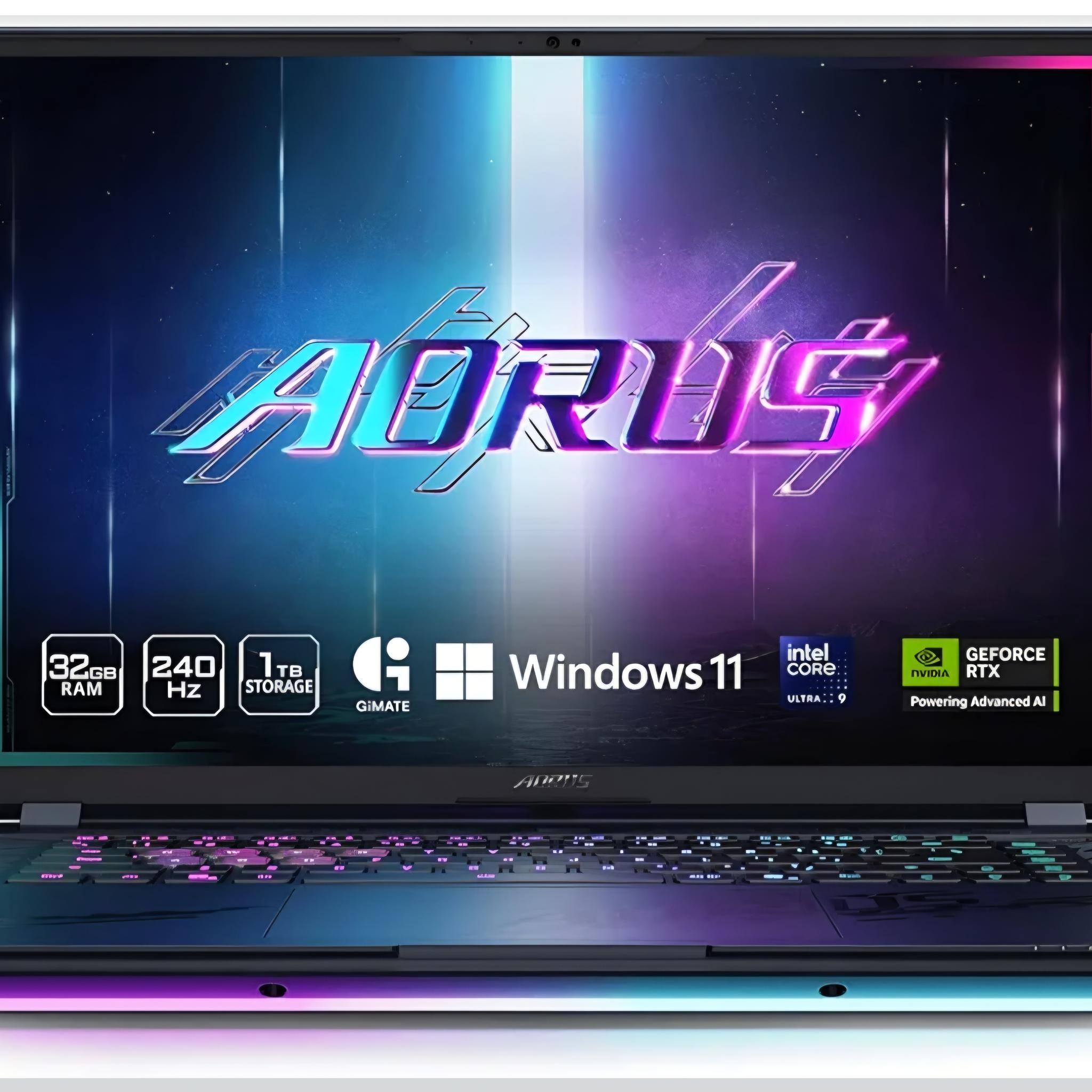 Gigabyte Auros Master Gaming Laptop RTX 5070Ti l Intel I9 275HX l 32GB DDR5 l 1600p 240Hz OLED
