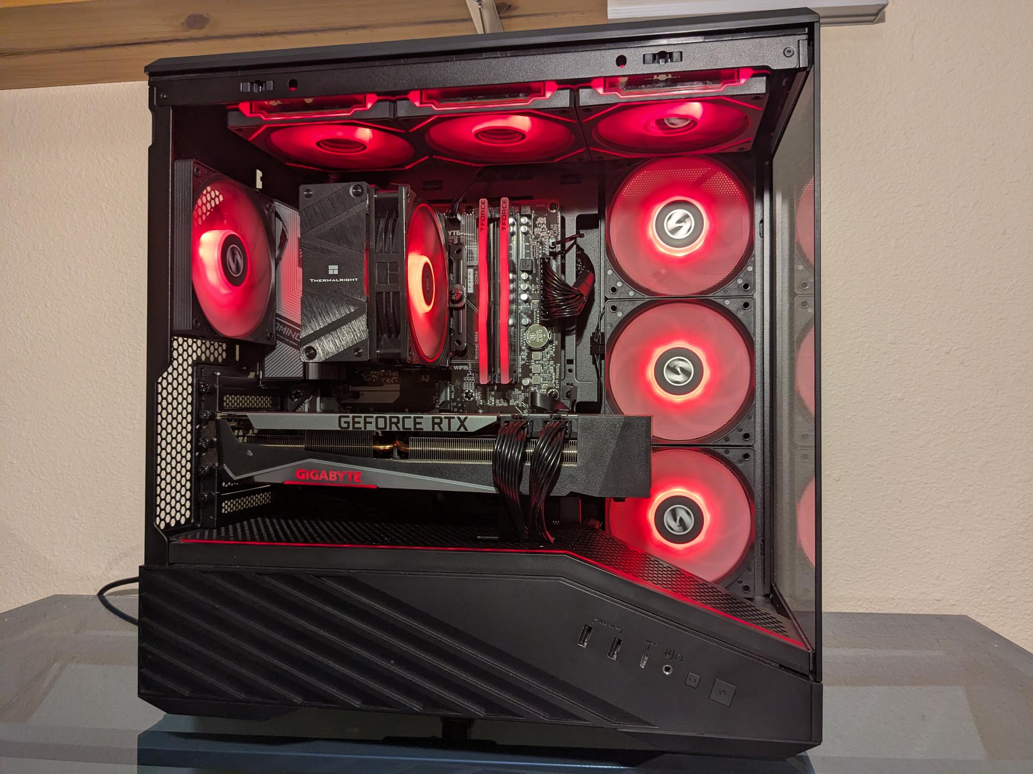 RTX 3070 TI & Ryzen 7 5700G - "The Obsidian 6 v2 for 1440p Gaming" 16gb RAM -  1tb NVME - 750w PSU