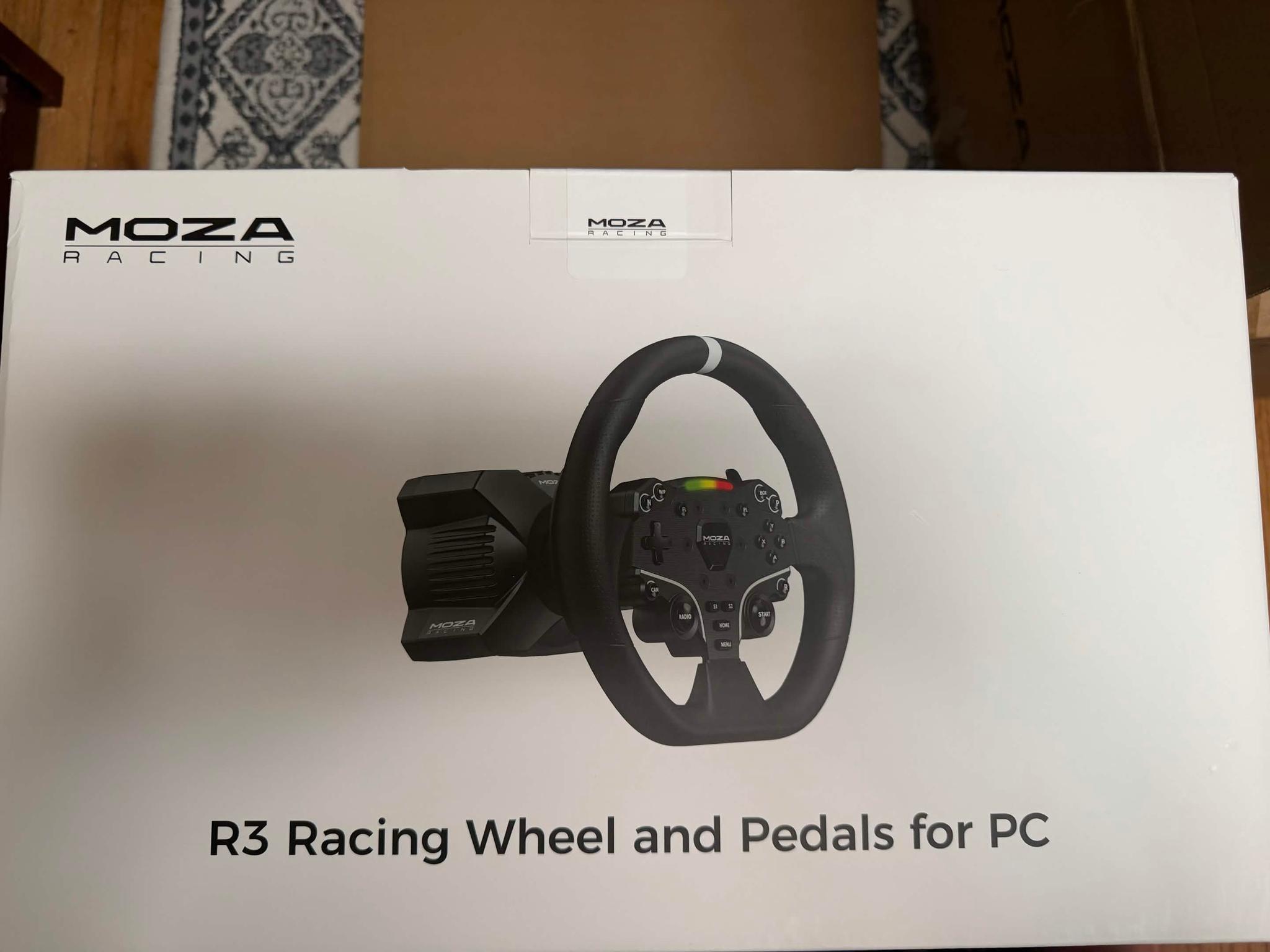 Moza R3 Direct Drive Sim Racing Wheels and Pedals (PC ONLY)