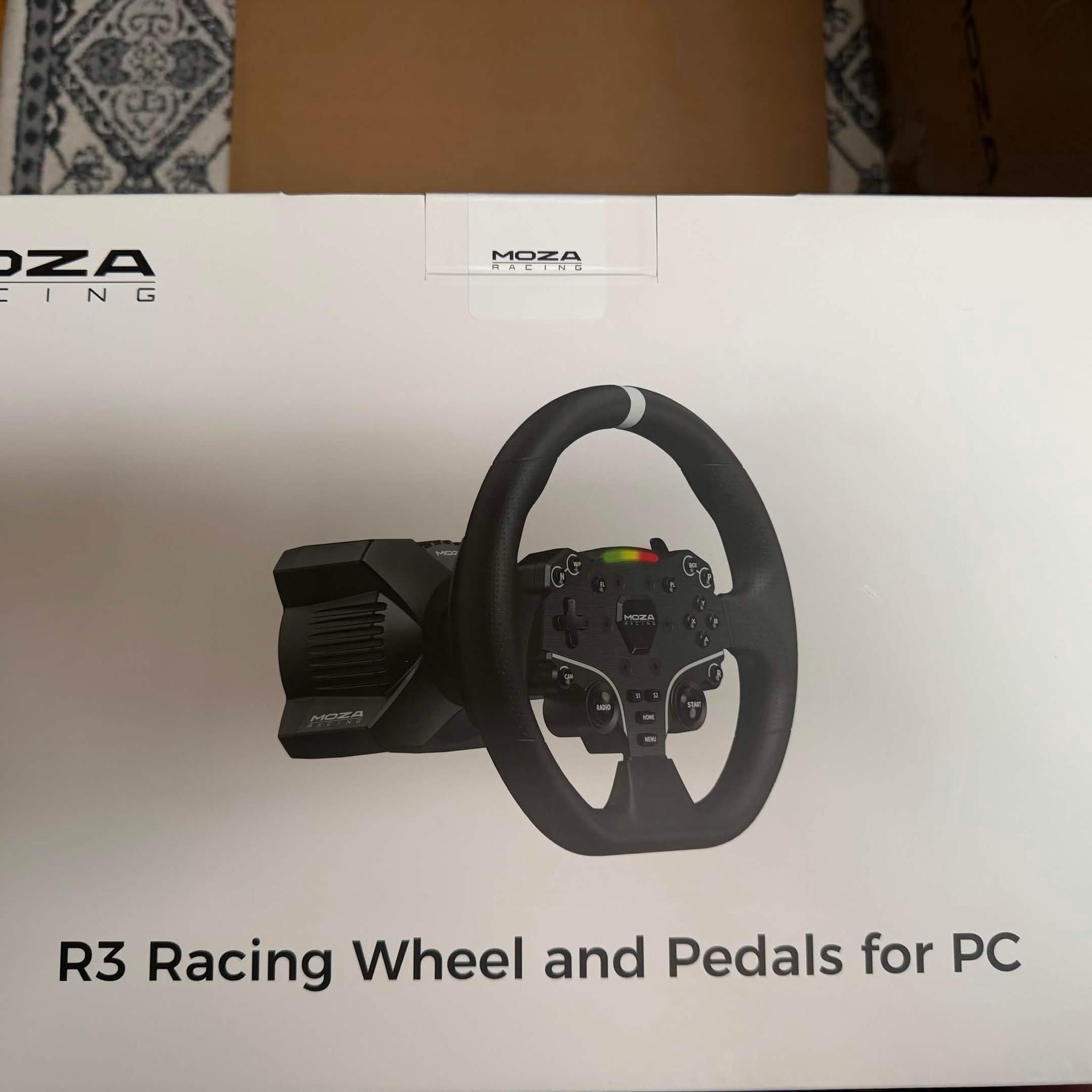 Moza R3 Direct Drive Sim Racing Wheels and Pedals (PC ONLY)