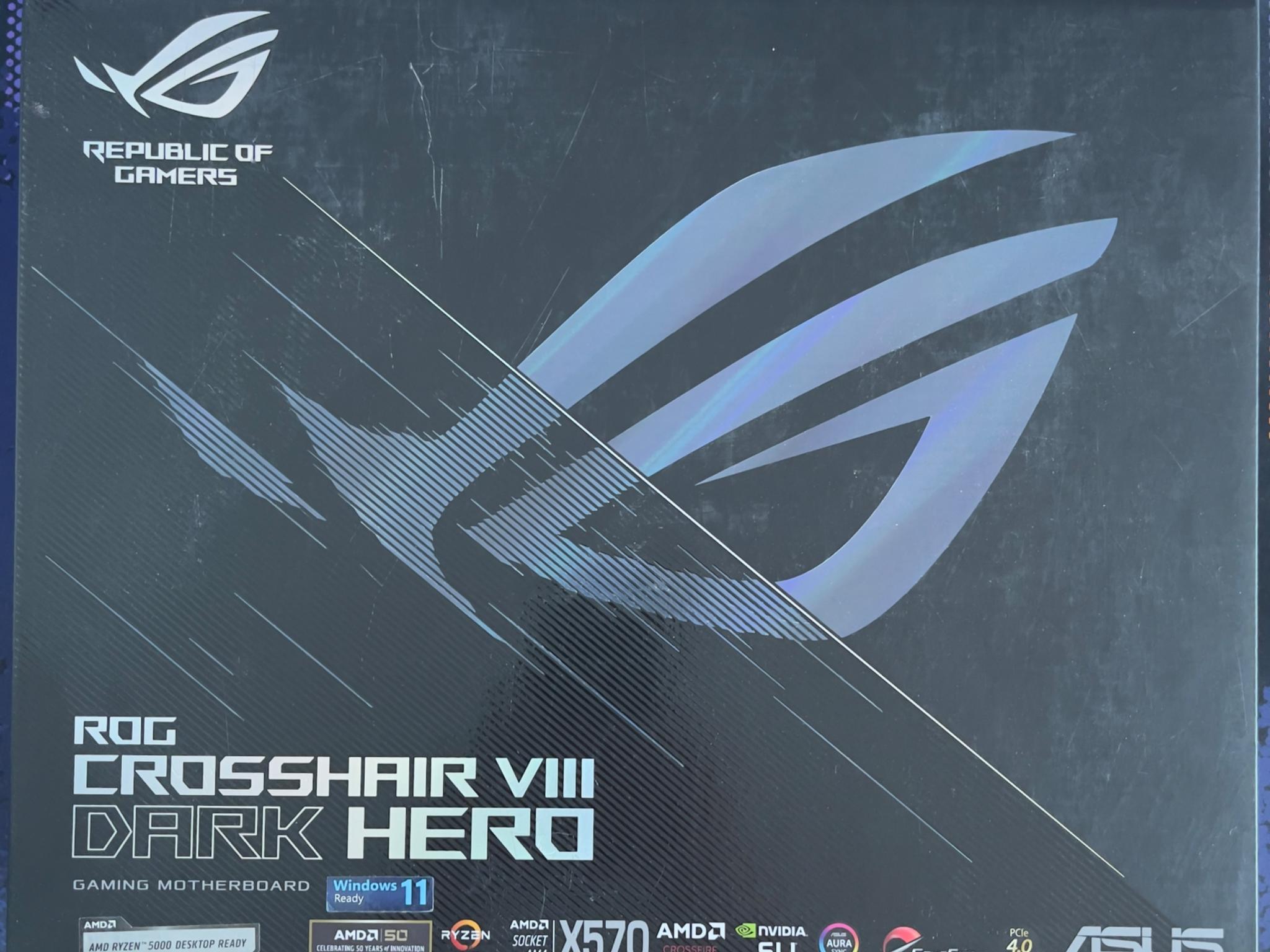 ⚠️LIKE NEW⚠️ Asus X570 ROG Crosshair VIII Dark Hero ATX AM4 Motherboard