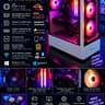 | RX 6500 XT 8GB Gaming PC | Ryzen 5 5600 | !Free Monitor! | "The Ghost" |