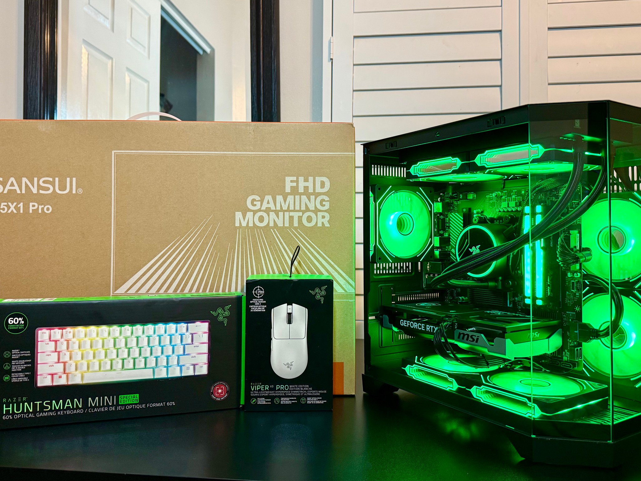 🏆 Complete E-Sports Setup - 5060Ti Gaming PC + 320Hz Monitor + Pro Razer Peripherals