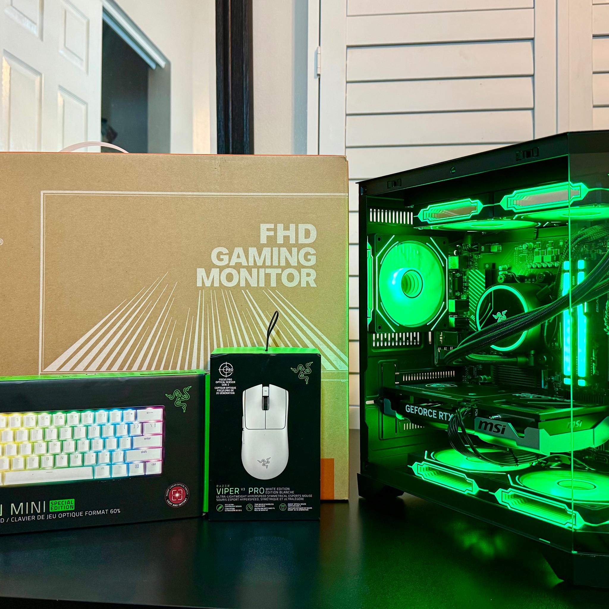 🏆 Complete E-Sports Setup - 5060Ti Gaming PC + 320Hz Monitor + Pro Razer Peripherals