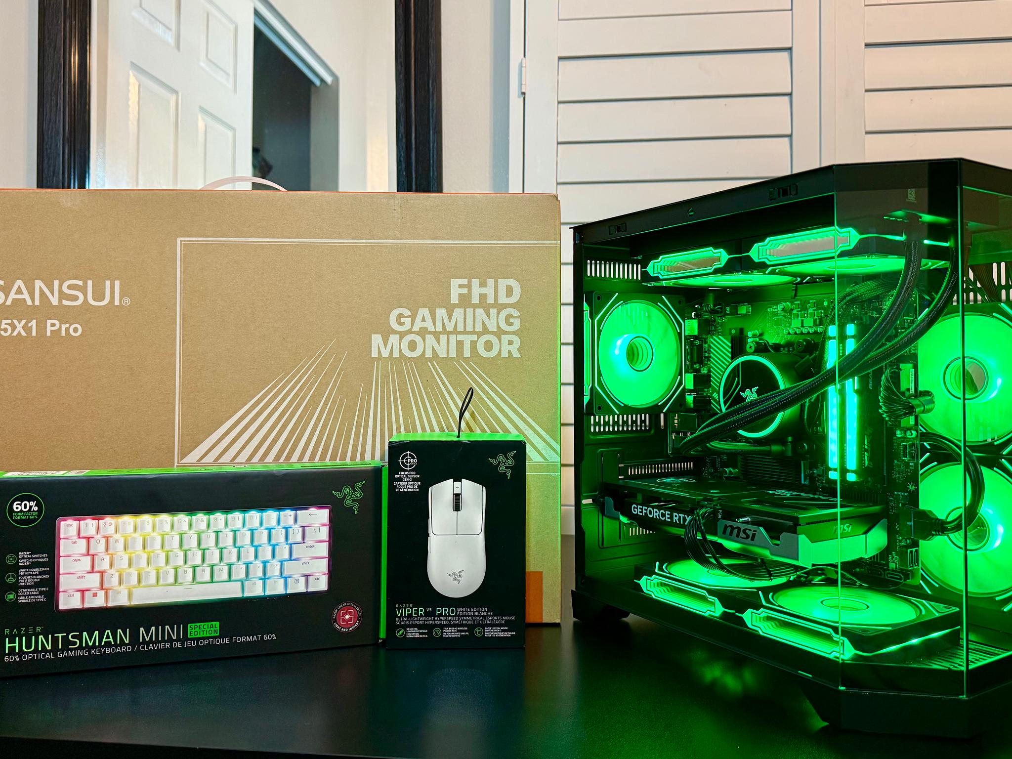🏆 Complete E-Sports Setup - 5060Ti Gaming PC + 320Hz Monitor + Pro Razer Peripherals