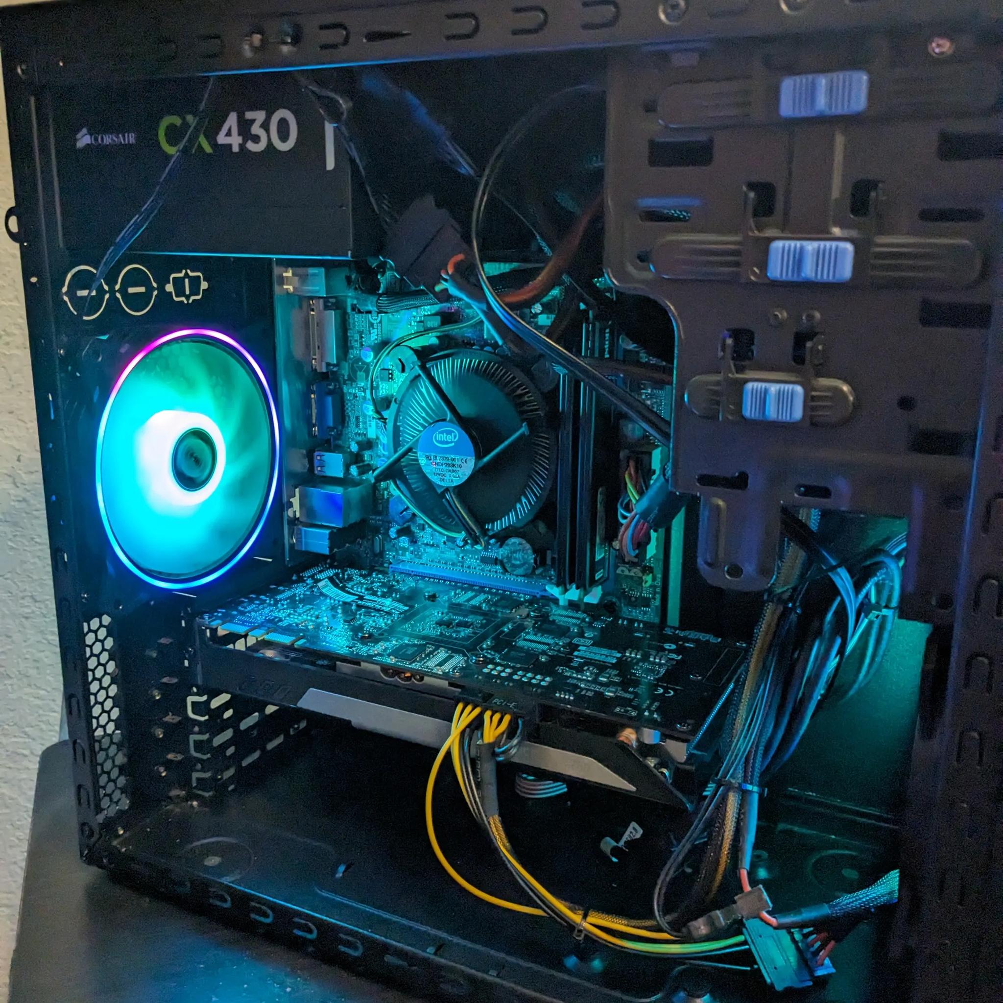FREE SHIP|| Xeon 1220v2 (Same as i5-3450), 16GB RAM, GTX 760 2GB, 480GB SSD, WiFI, RGB, Win10