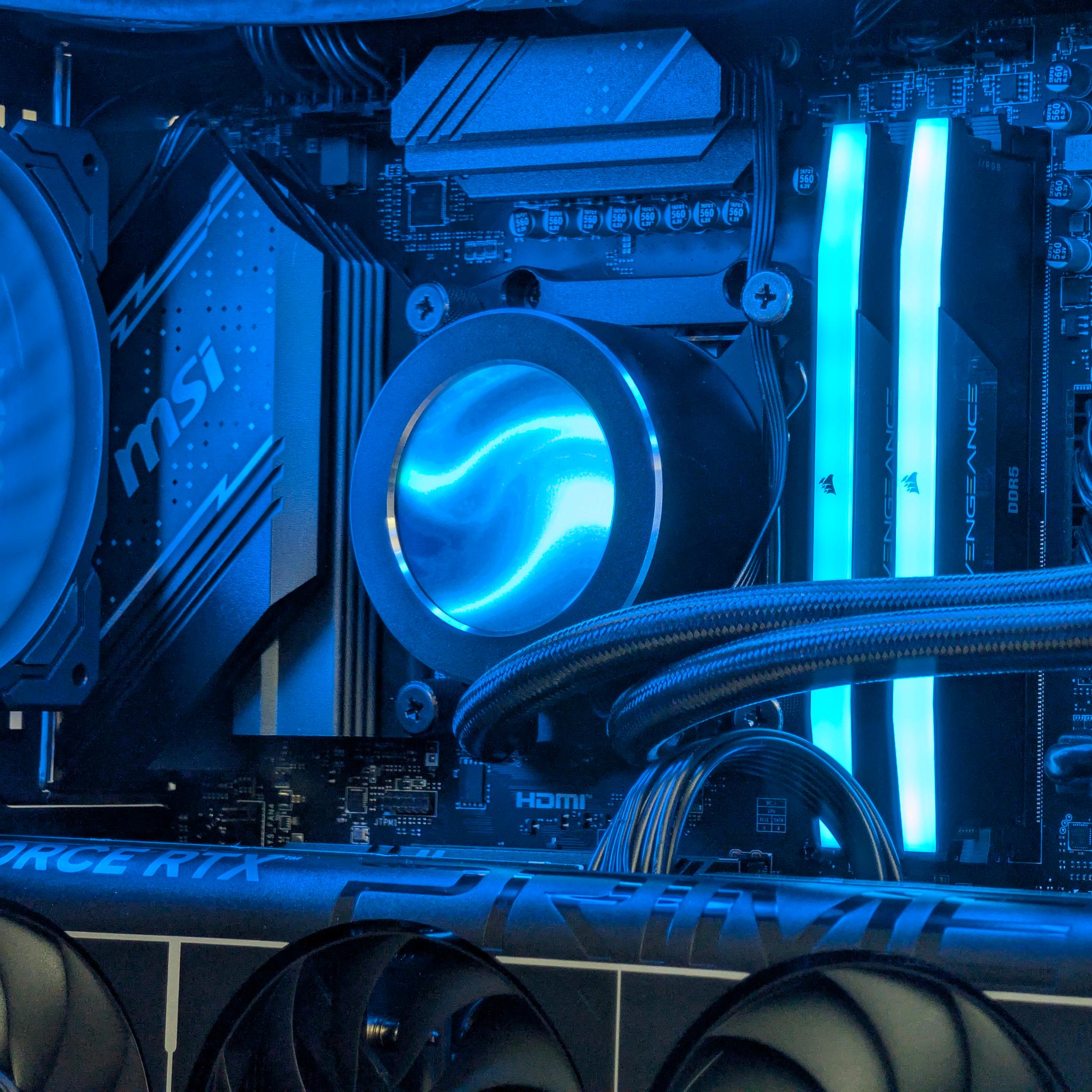 🖤💙Ryzen 9 7900x | RTX 5070 | 2TB SSD | 32GB RAM Gaming PC💙🖤 | Jawa