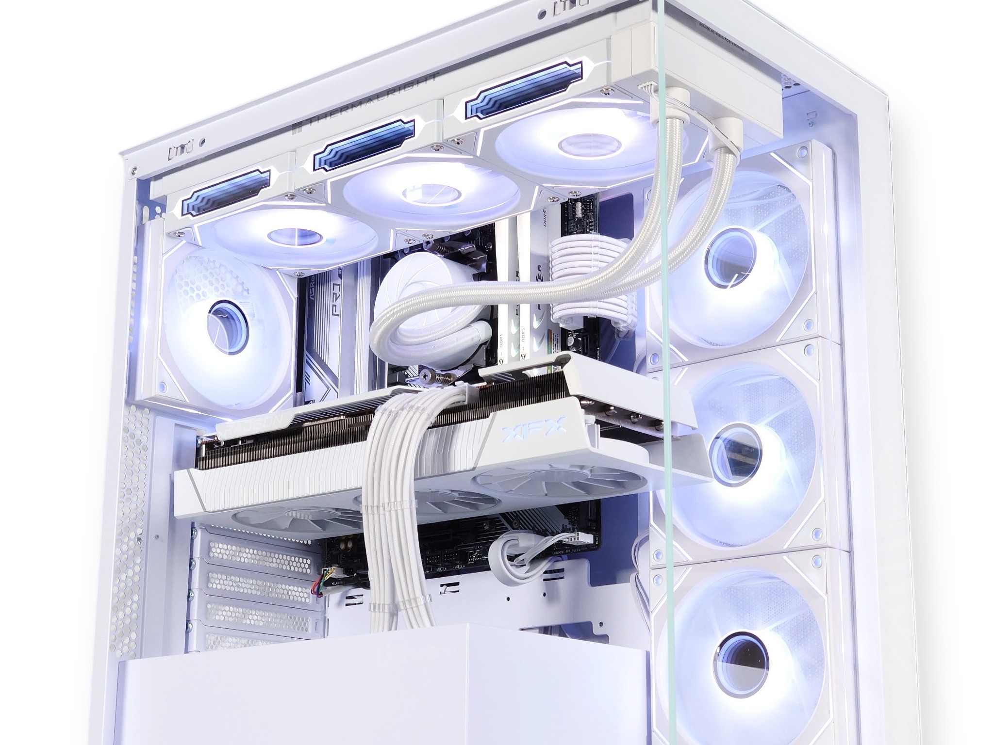 ☆Polaris❄️Liquid Cooled Gaming PC❄️AMD RX 7800 XT 16GB❄️AMD Ryzen 7 8700F❄️32GB DDR5❄️1TB SSD