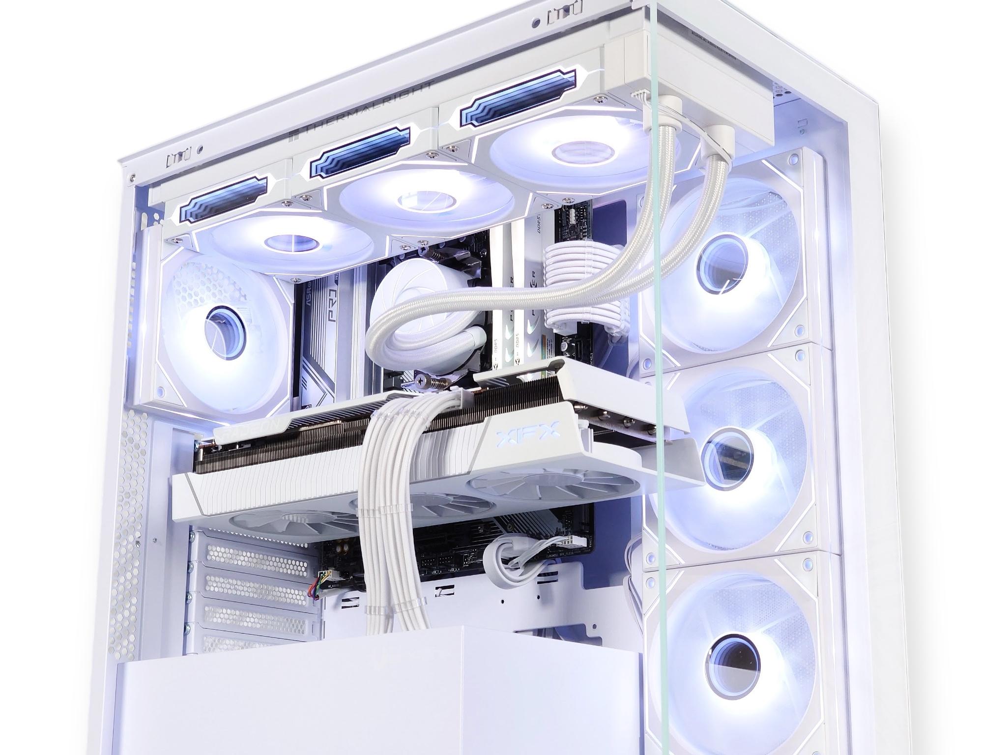 ☆Polaris❄️Liquid Cooled Gaming PC❄️AMD RX 7800 XT 16GB❄️AMD Ryzen 7 8700F❄️32GB DDR5❄️1TB SSD