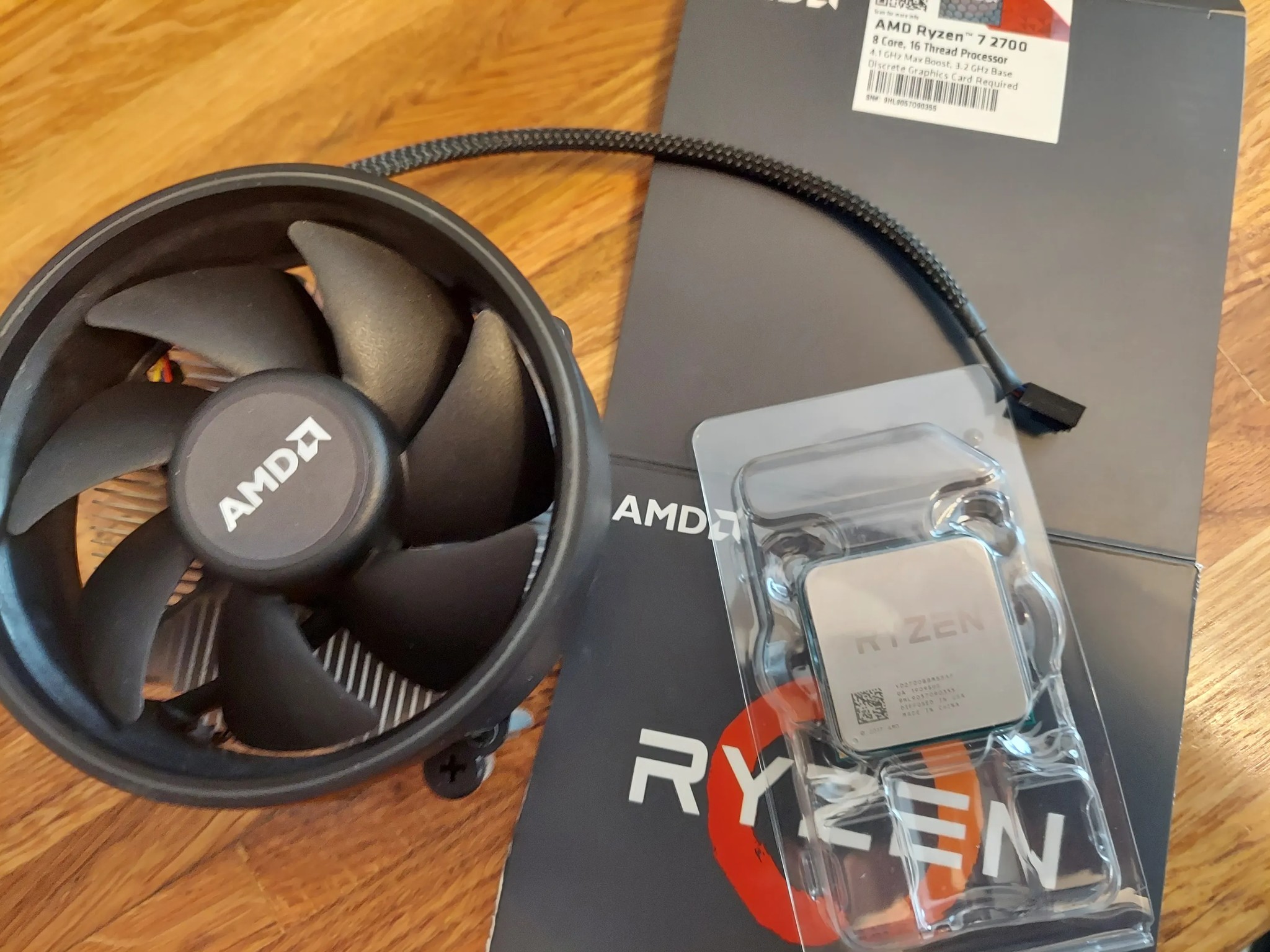 Ryzen 2700 8-Core / 16-Thread CPU