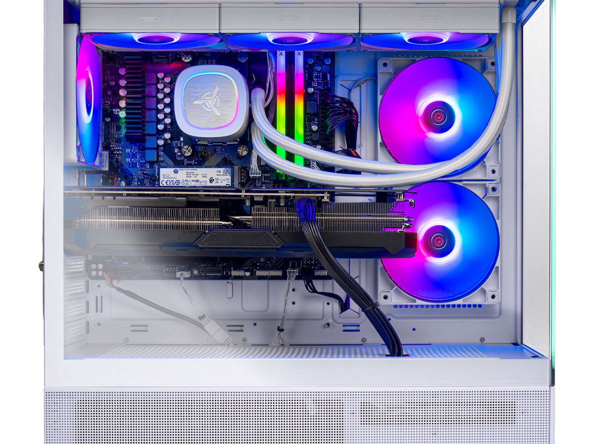 NEW & MUST GO SKYTECH AZURE 3 Gaming PC | RTX 5070 | 32GB RGB RAM | 1TB SSD | AMD 7700 | Win 11 HOME