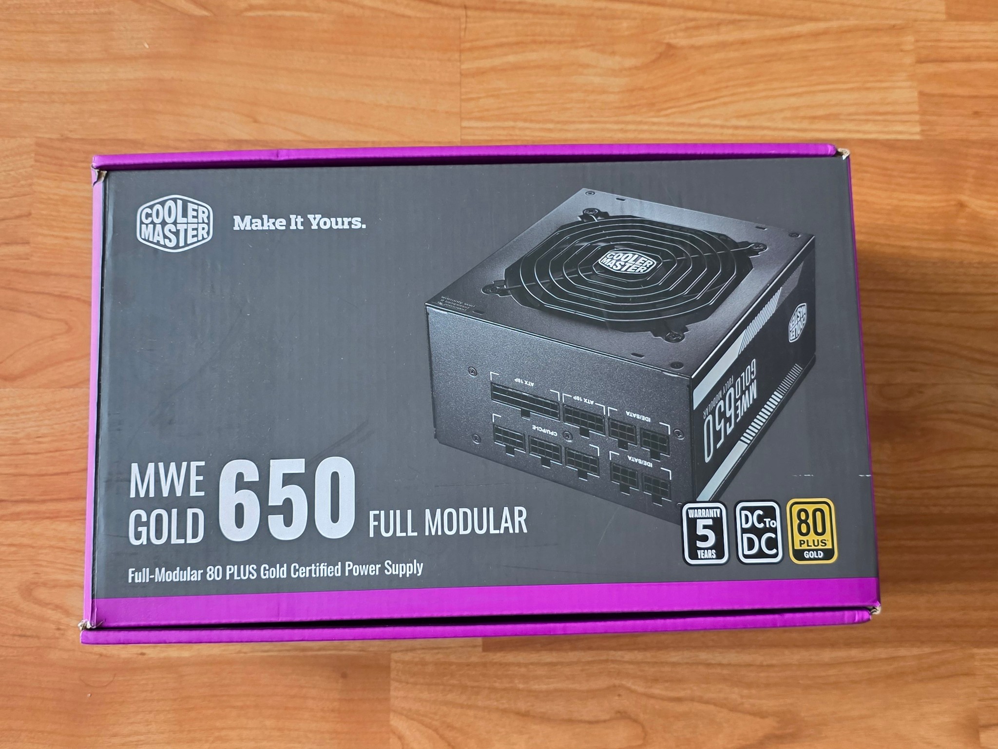 Cooler Master MWE 650 Gold Full Modular 650W 80+ Gold ATX Power Supply