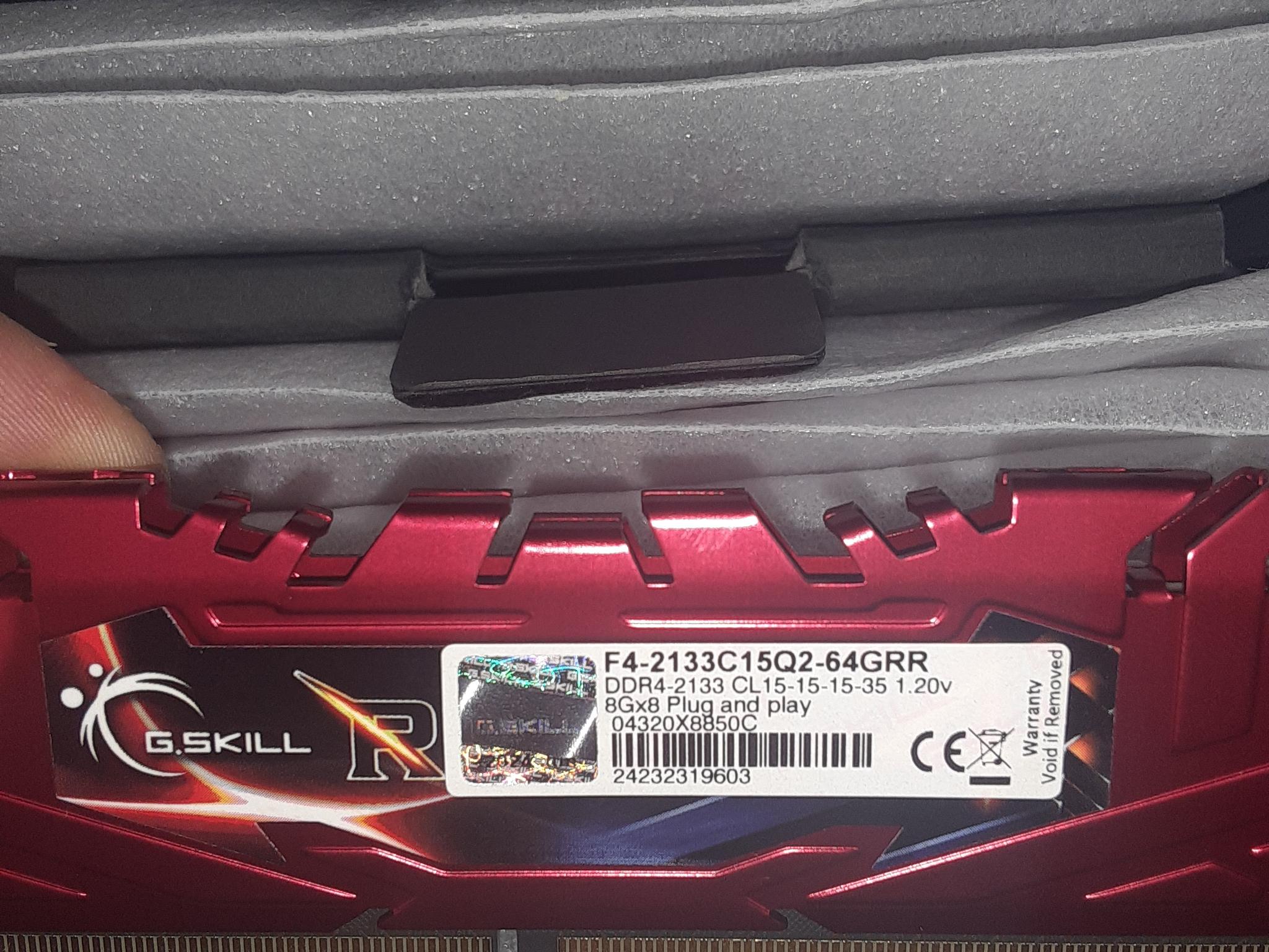 G.SKILL Ripjaws 4 Series 64GB (8 x 8GB) DDR4 2133 (PC4 17000) Memory Kit Model F4-2133C15Q2-64GRR