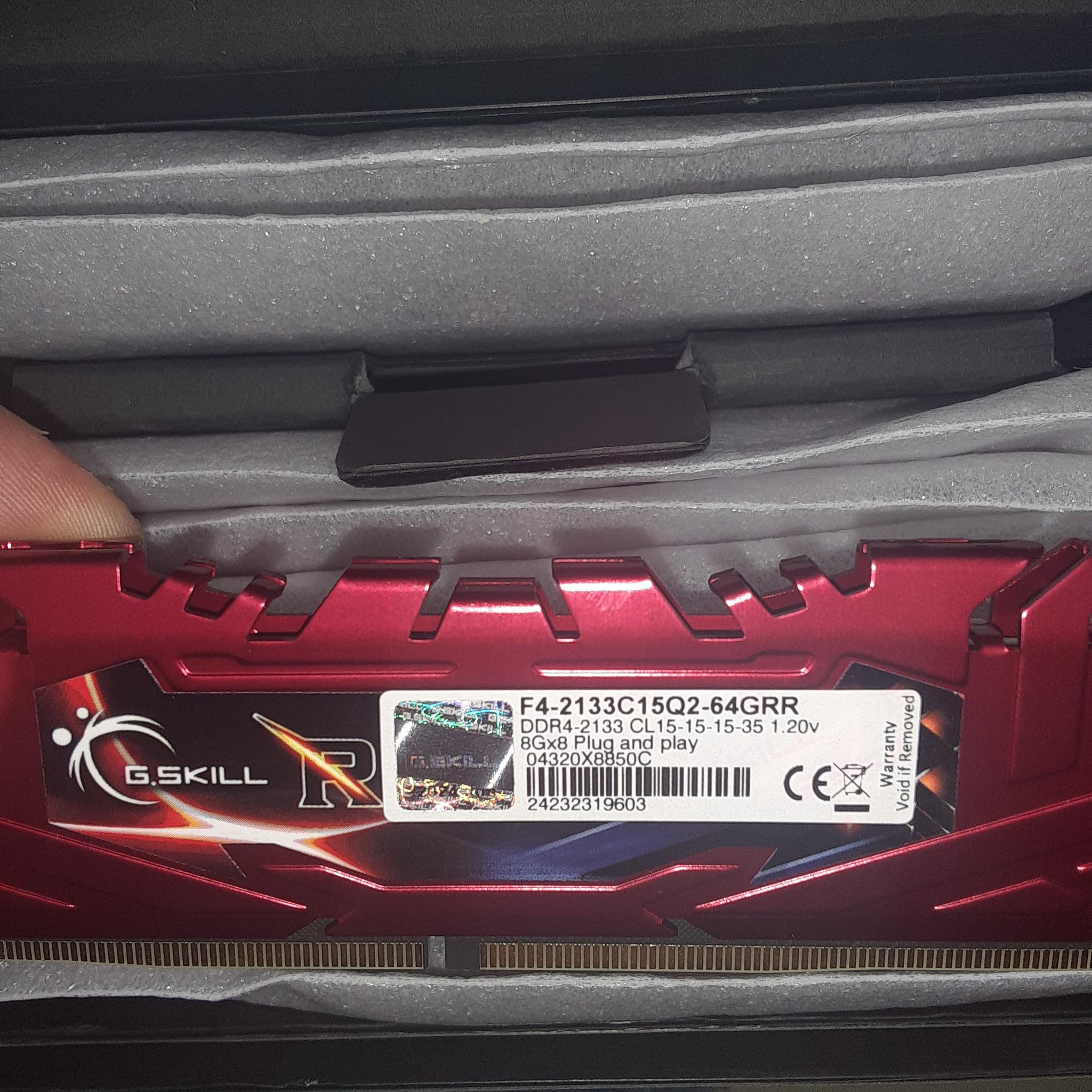 G.SKILL Ripjaws 4 Series 64GB (8 x 8GB) DDR4 2133 (PC4 17000) Memory Kit Model F4-2133C15Q2-64GRR