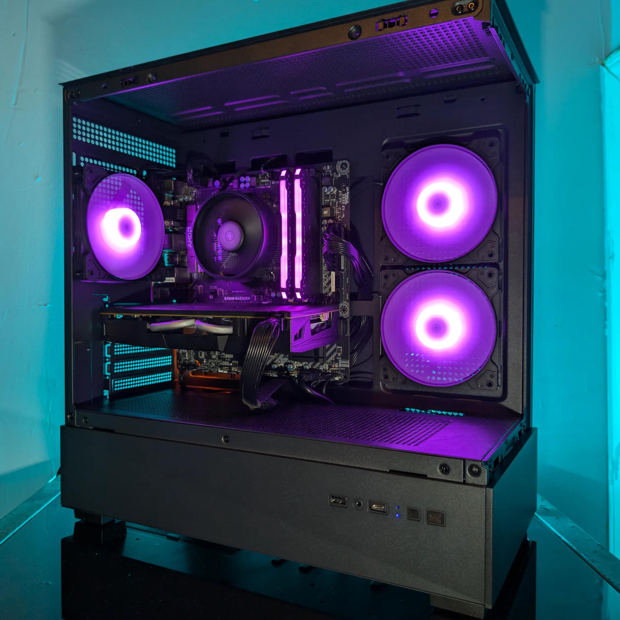 Ryzen 7 1700X, RX580 GAMING AND STREAMING PC