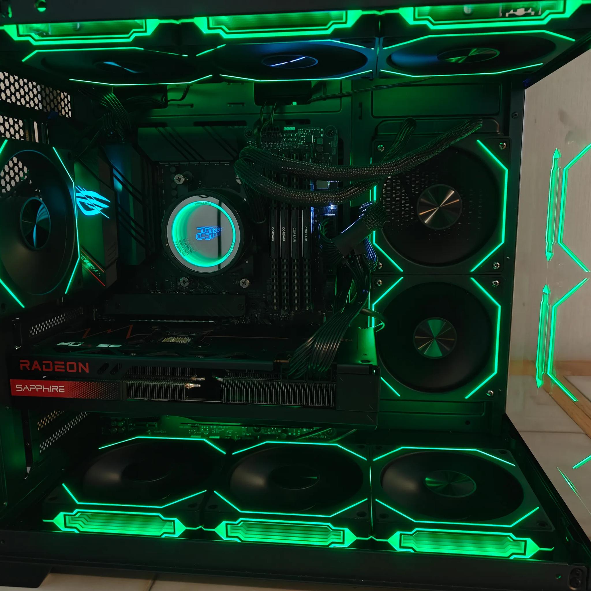 Dark Star | RX 7800XT | R7 5700X | 2TB NVMe SSD | 32GB DDR4 RAM | RC-RGB | WiFi-6E/BT | Windows 11