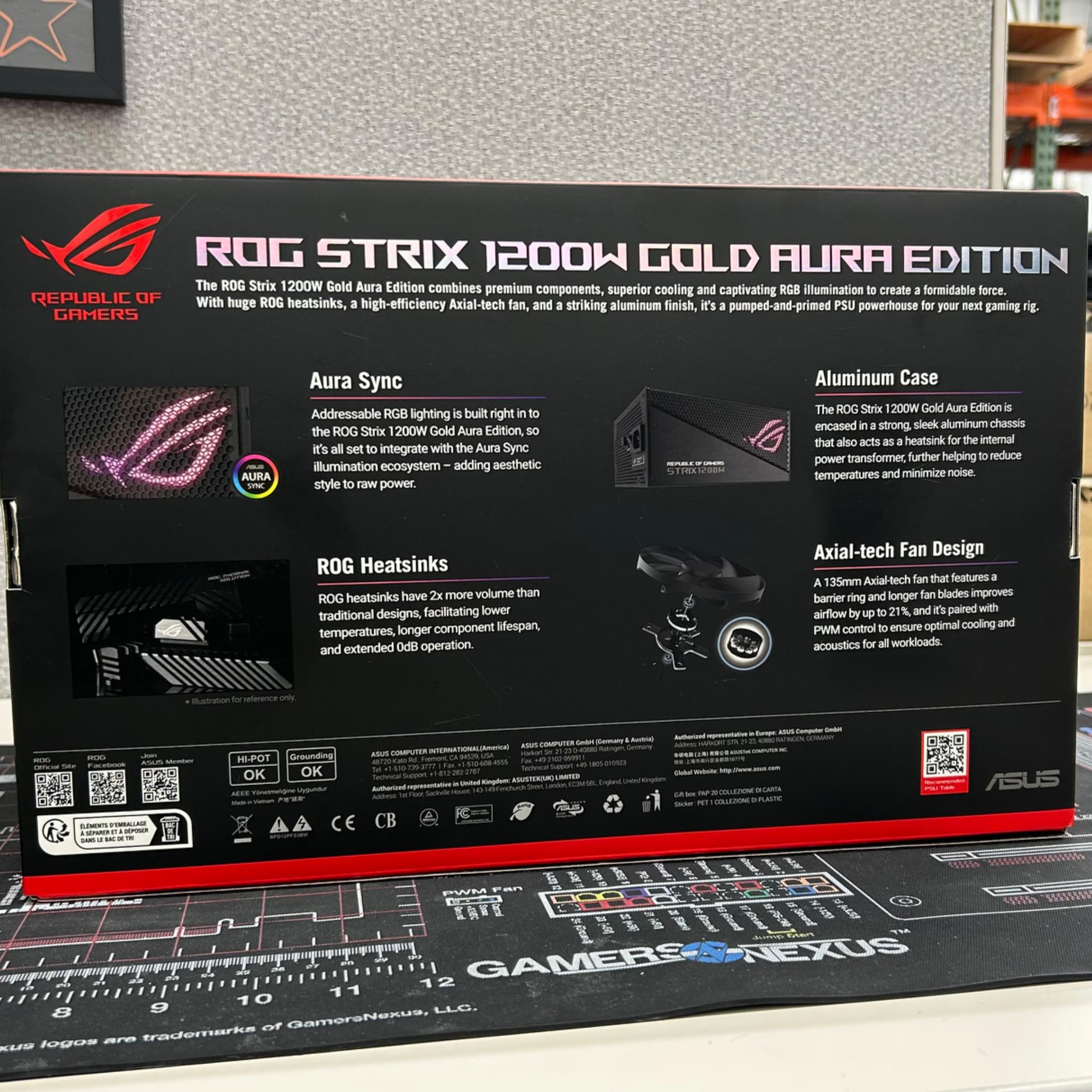 Asus ROG Strix 1200w Aura 80 Plus GOLD