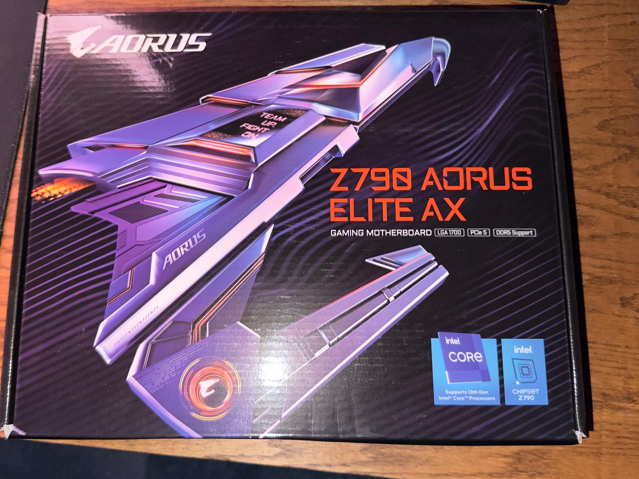 USED GIGABYTE Z790 AORUS ELITE AX LGA 1700 ATX Intel Motherboard
