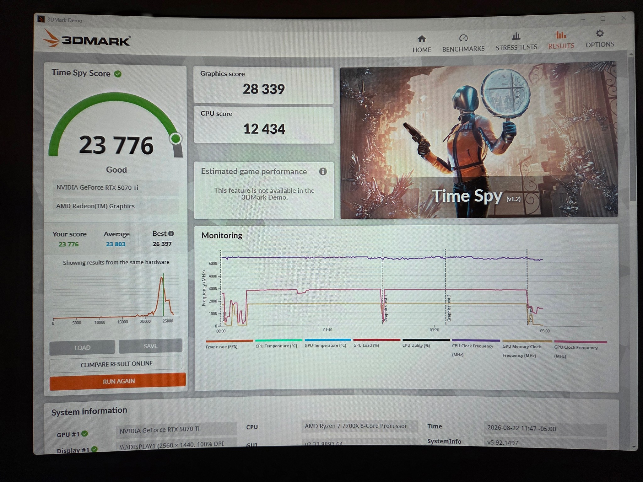 GeForce RTX 5070 Ti Custom Gaming PC - Ryzen 7 7700X