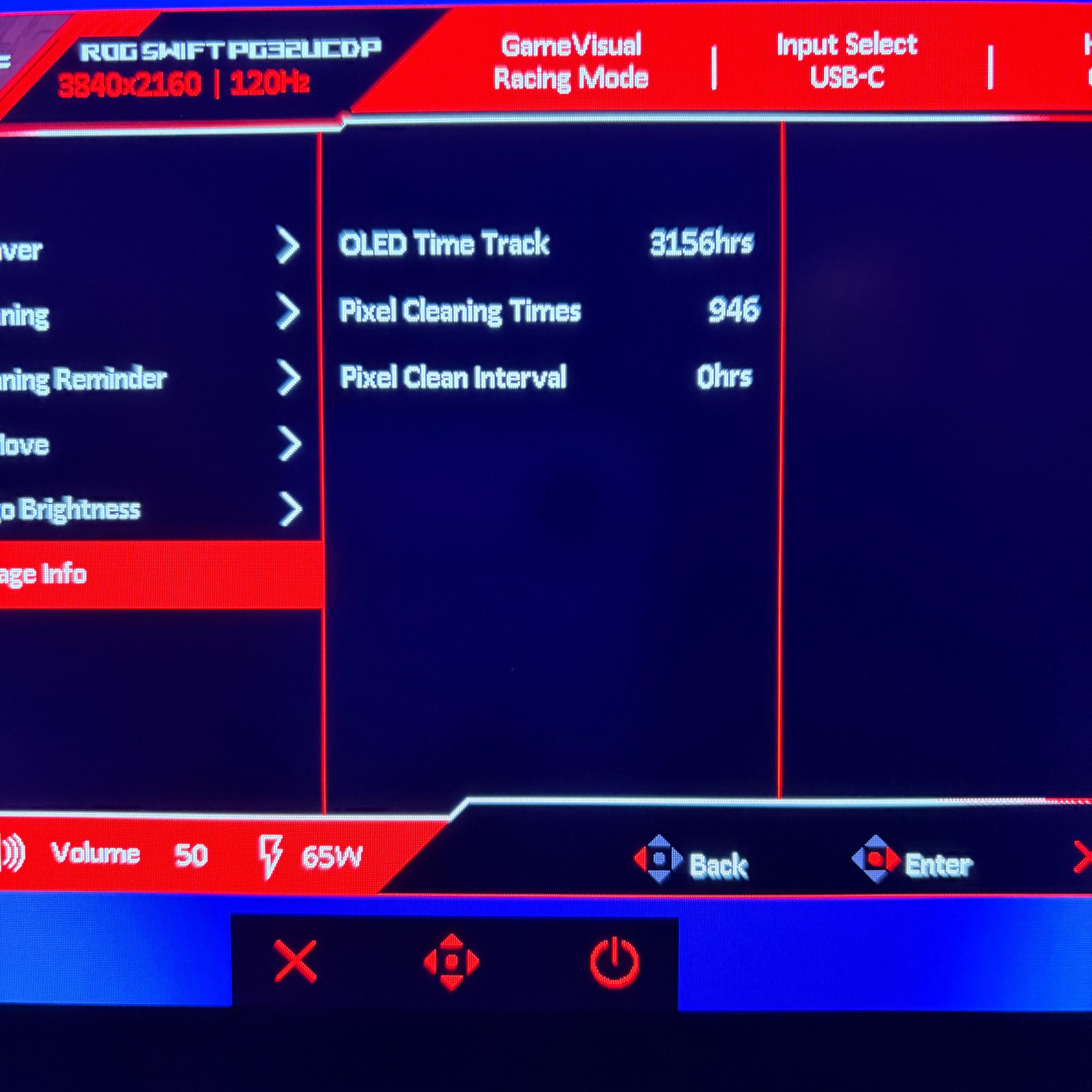ASUS ROG Swift 32” 4K OLED Monitor (PG32UCDP) WOLED DualMode (4K 240Hz, FHD 480Hz) G-SYNC, USB-C 90W