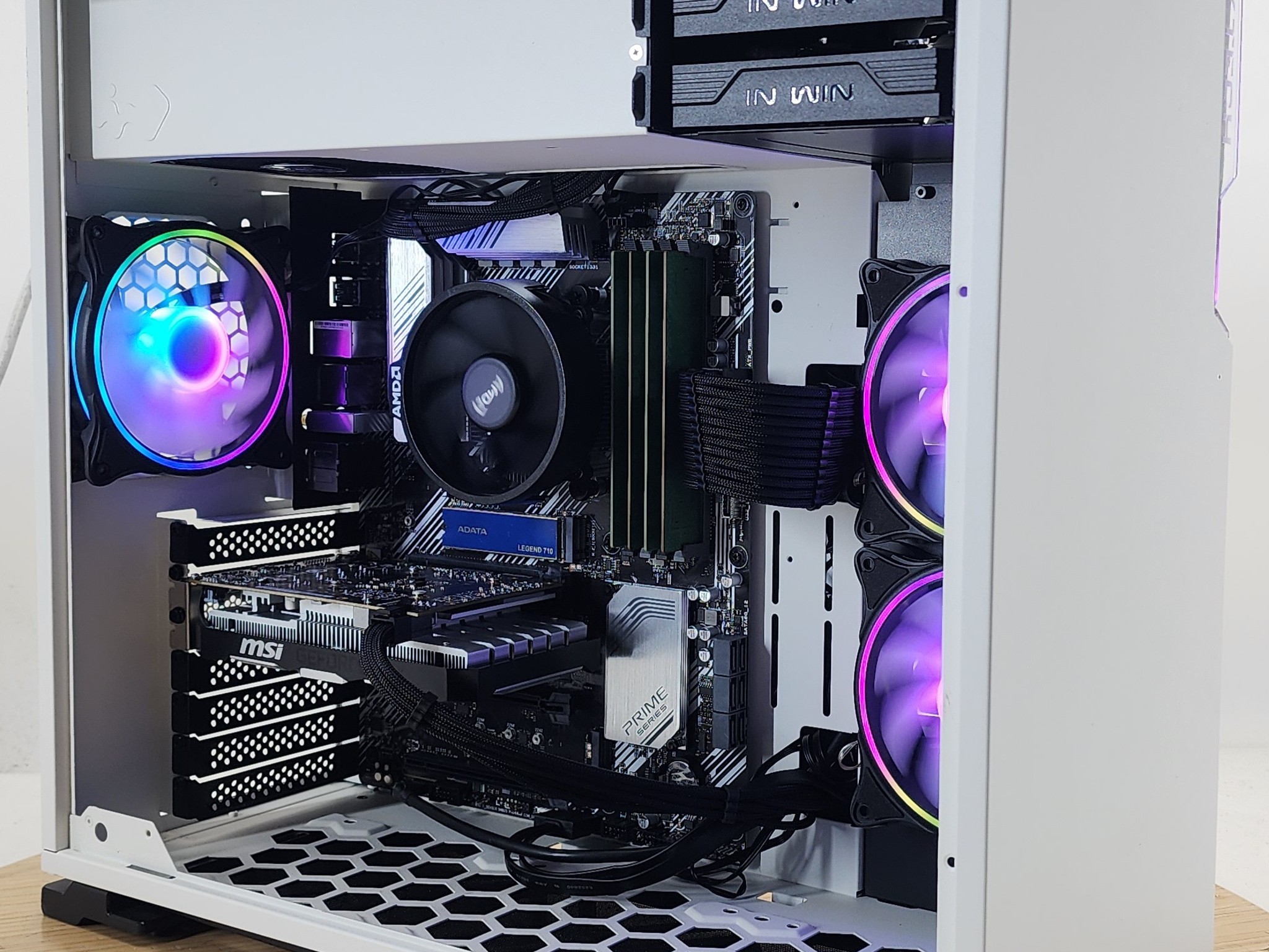 Gaming PC Ryzen 5 5500 16GB RAM 512GB SSD GTX 1650 4GB Windows 11 Computer