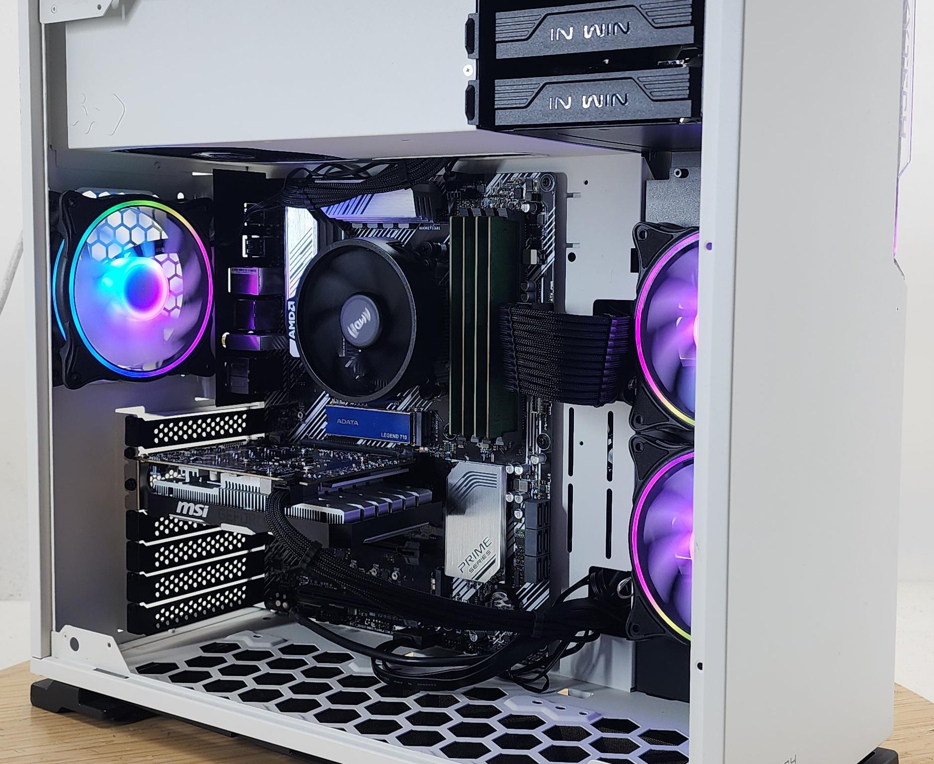 Gaming PC Ryzen 5 5500 16GB RAM 512GB SSD GTX 1650 4GB Windows 11 Computer