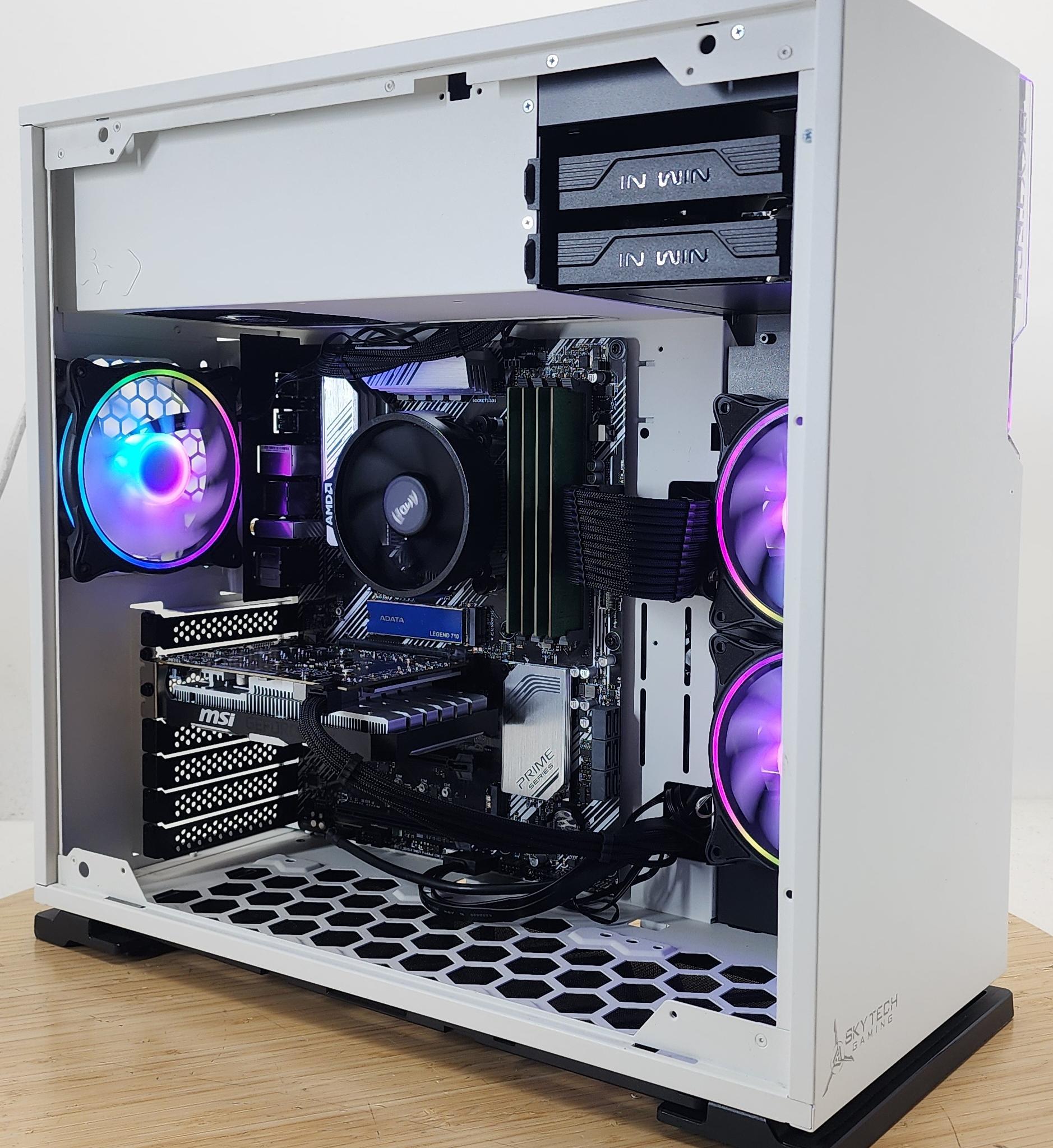 Gaming PC Ryzen 5 5500 16GB RAM 512GB SSD GTX 1650 4GB Windows 11 Computer