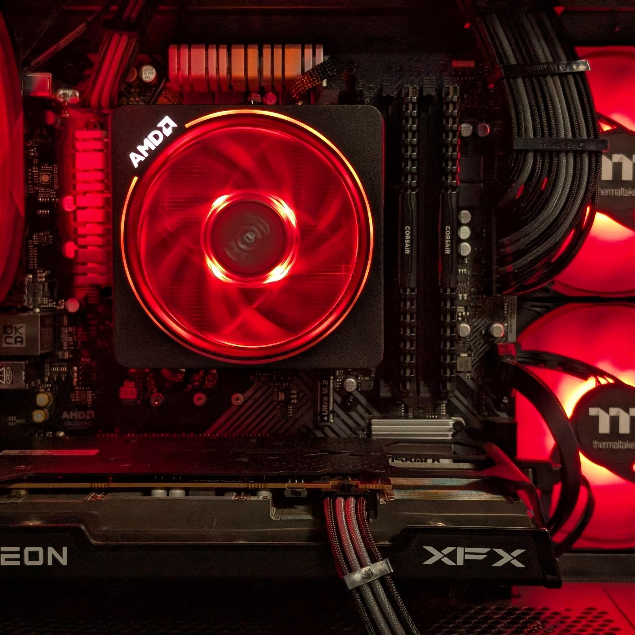 High-FPS 1080p Gaming PC | RX 6600 | Ryzen 5 5500 | 16GB DDR4 | Clean RGB Build