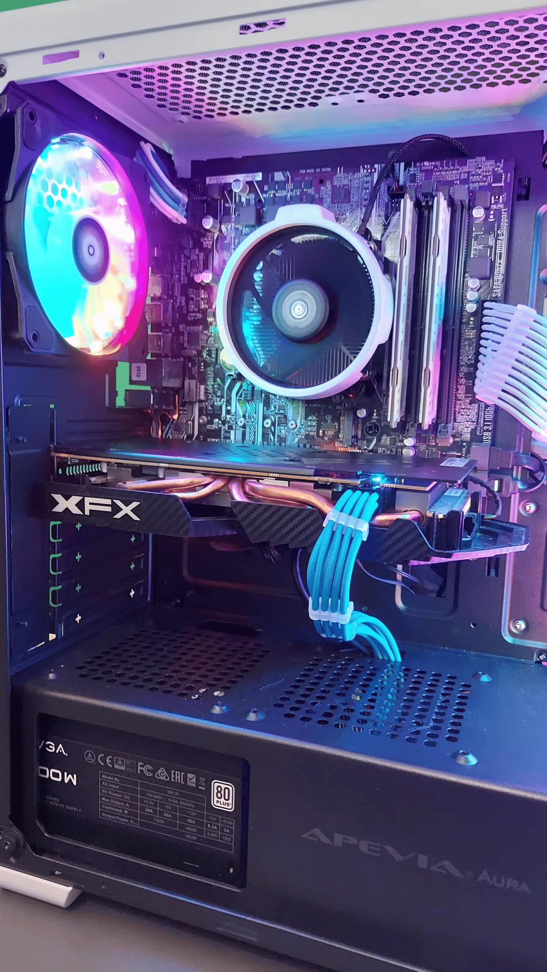 "Aura" Gaming PC - Ryzen 2600x, RX 580 8GB, 16GB RAM