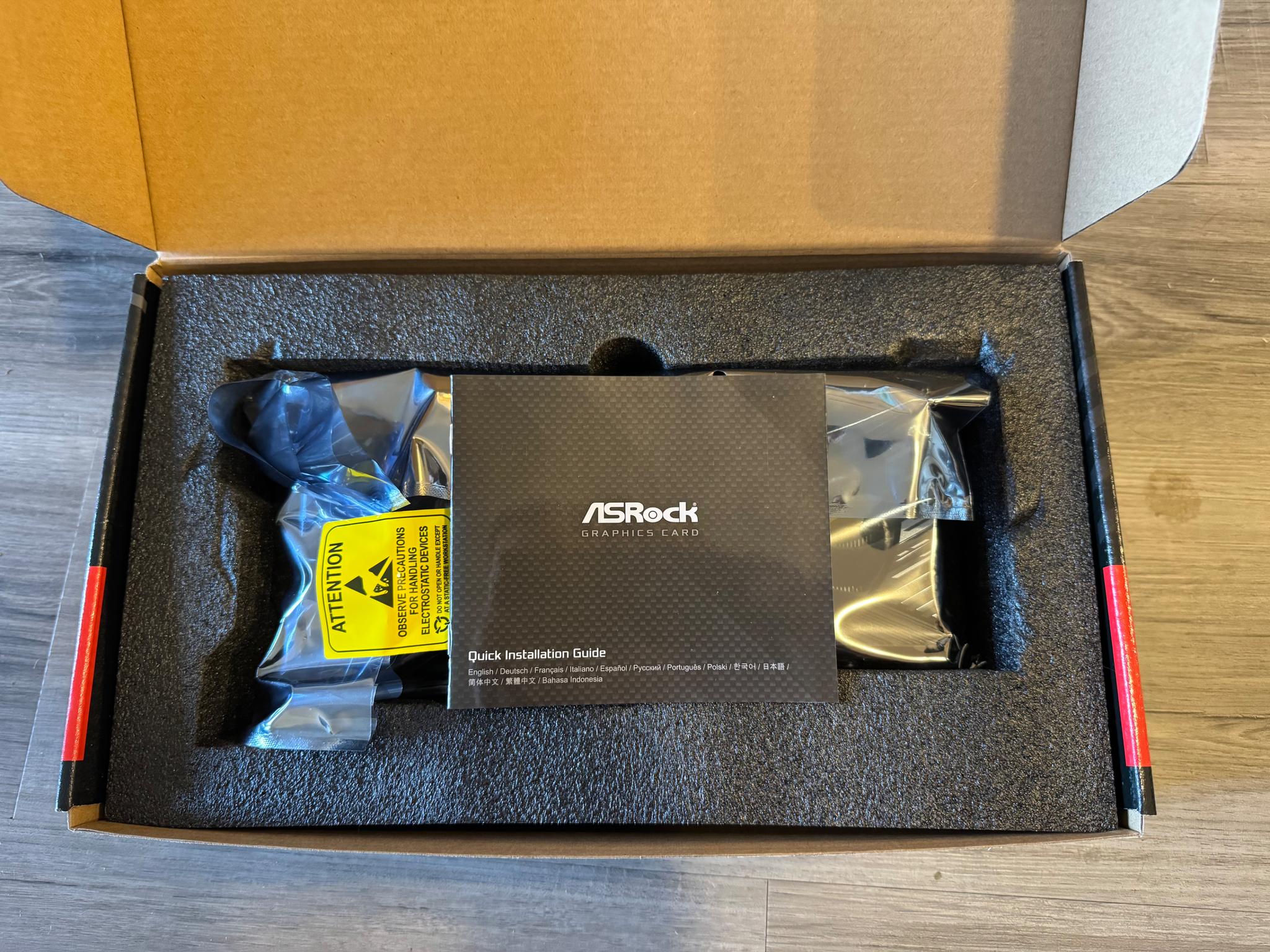 ASRock AMD Radeon 7800 XT Challenger OC Edition 16gb