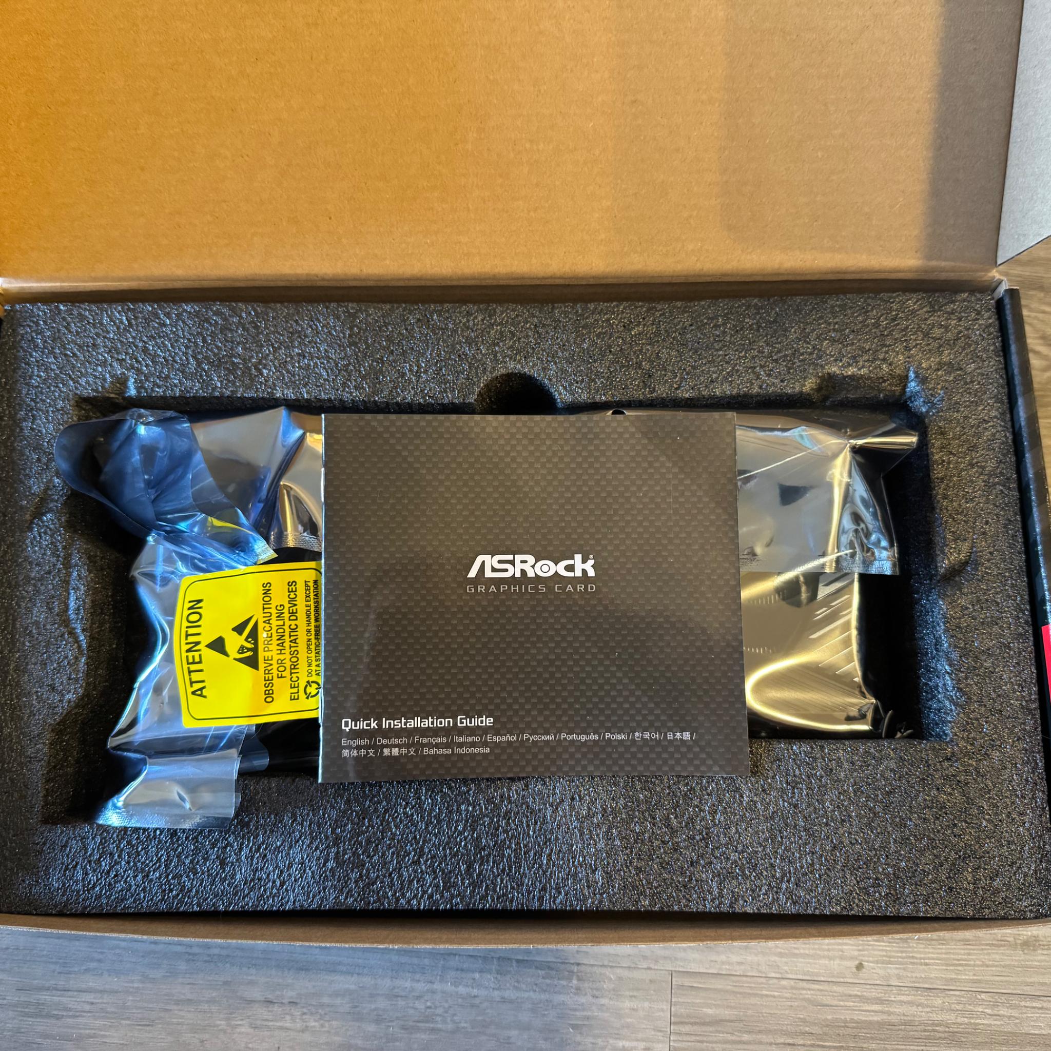 ASRock AMD Radeon 7800 XT Challenger OC Edition 16gb