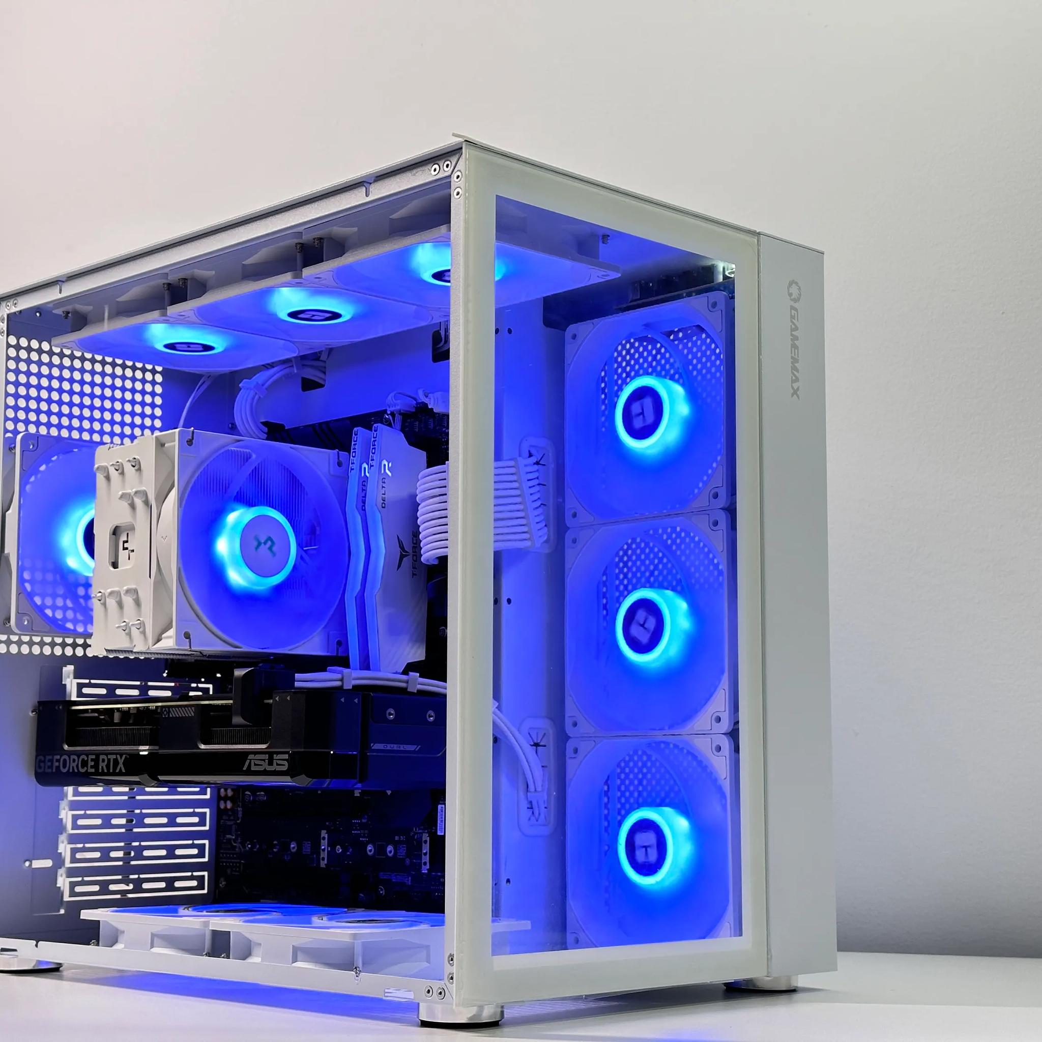 1440p-4K👑 Gaming PC🚀Nvidia RTX 4070 12GB⚡Intel 12600K 10-Core⚡32GB DDR4⚡1TB NVME