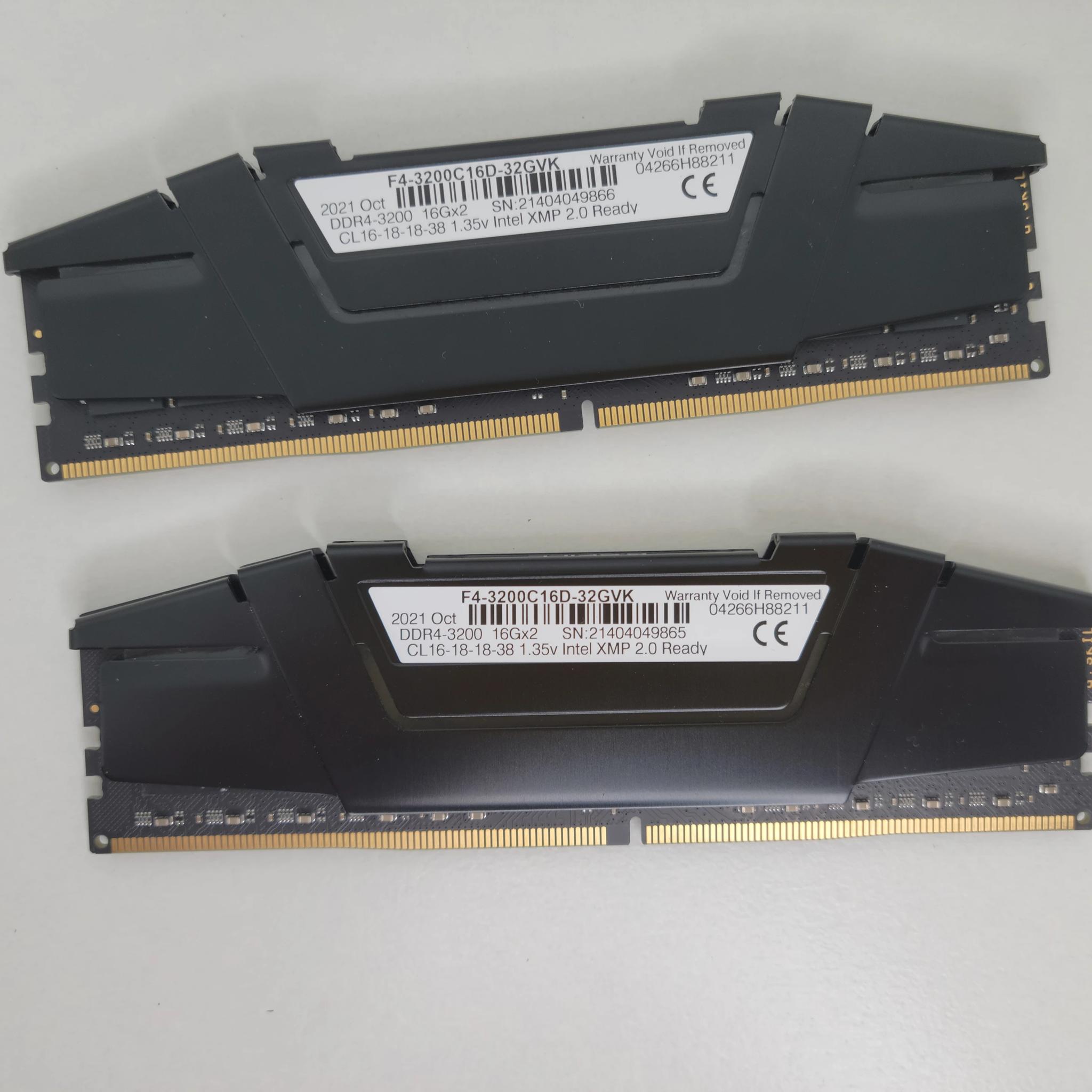 G.Skill Ripjaws V 32GB (2 x 16GB) DDR4-3200 CL16