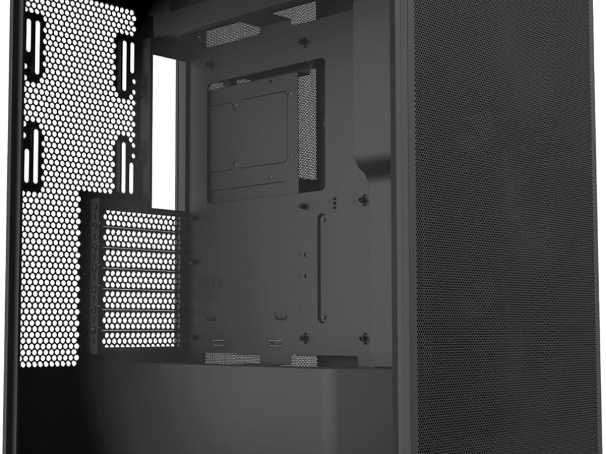 NZXT H7 Flow 2024 - Mid-Tower ATX Airflow Case - Includes Pre-Installed 3 x 120mm Fans - CM-H72FB-01