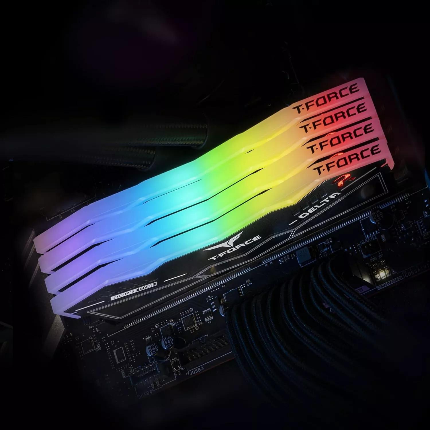 [New] [DDR5|32GB|6000MHz] TeamGroup T-Force Delta RGB 32GB (2 x 16GB) FF3D532G6000HC38ADC01