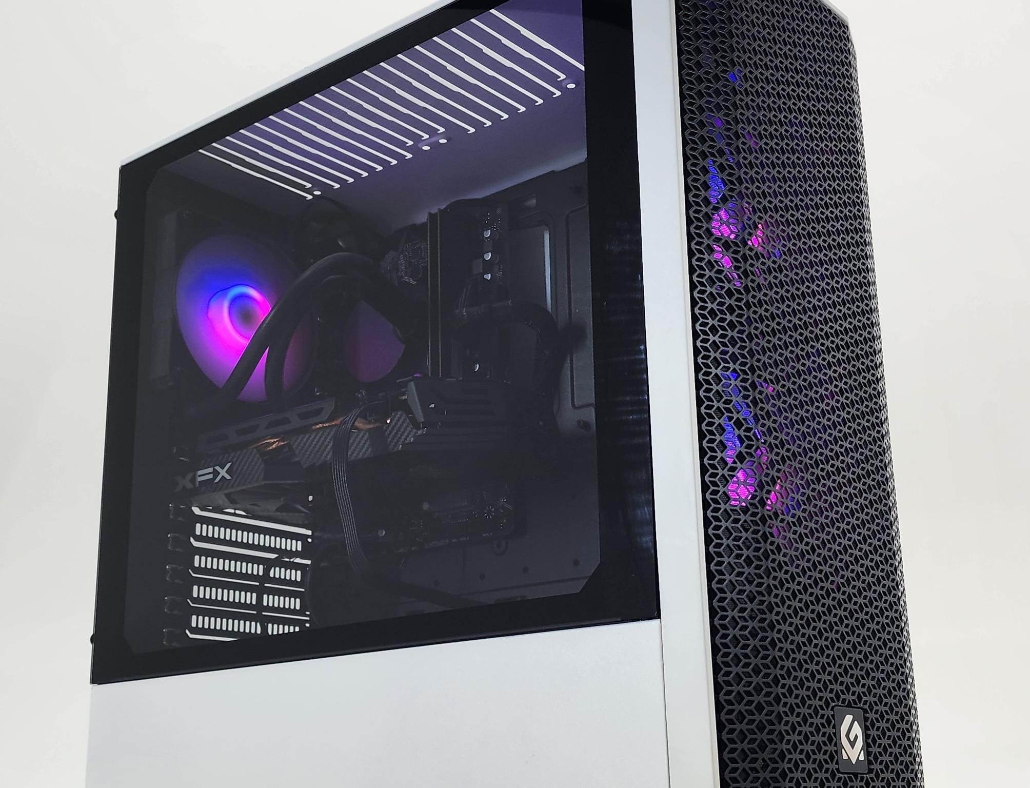 Gaming PC i7-10700 16GB RAM 500GB SSD RX 580 8GB Windows 11 Computer