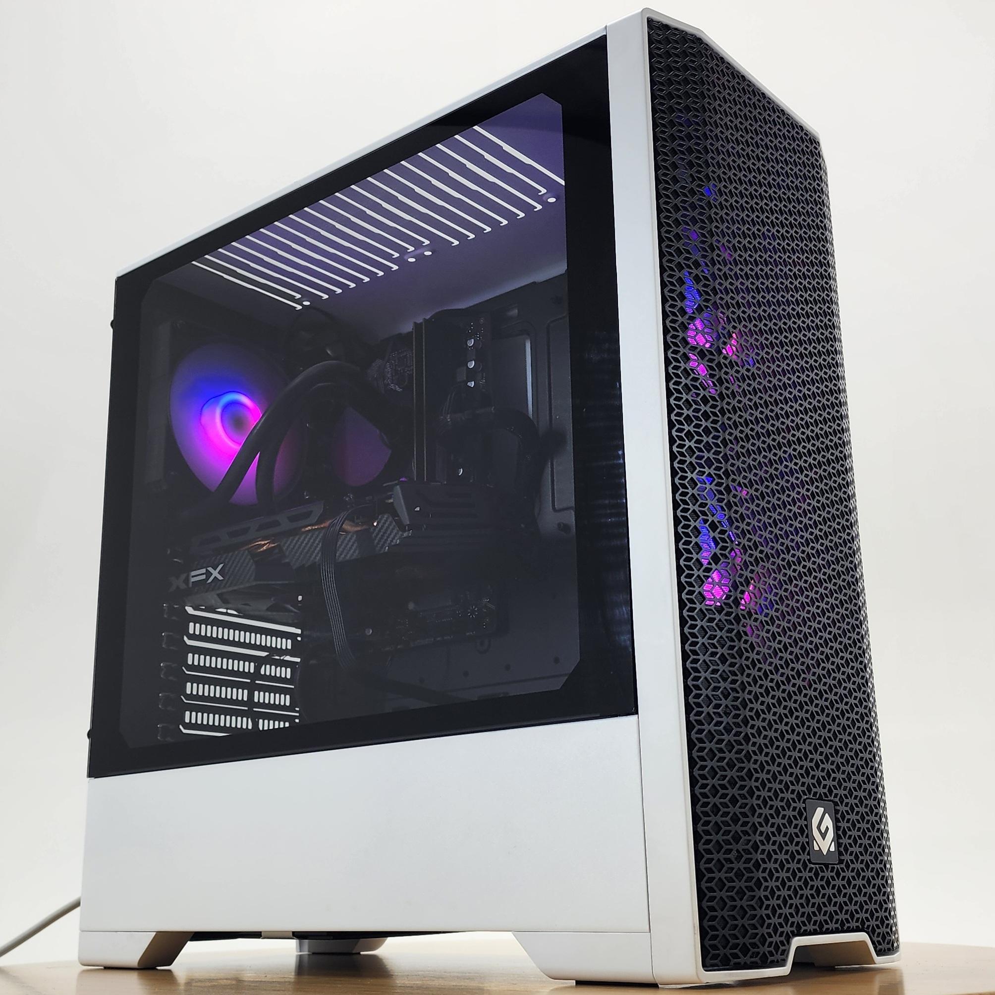 Gaming PC i7-10700 16GB RAM 500GB SSD RX 580 8GB Windows 11 Computer