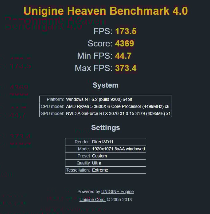 EVGA GeForce RTX 3070 XC3 Ultra GPU